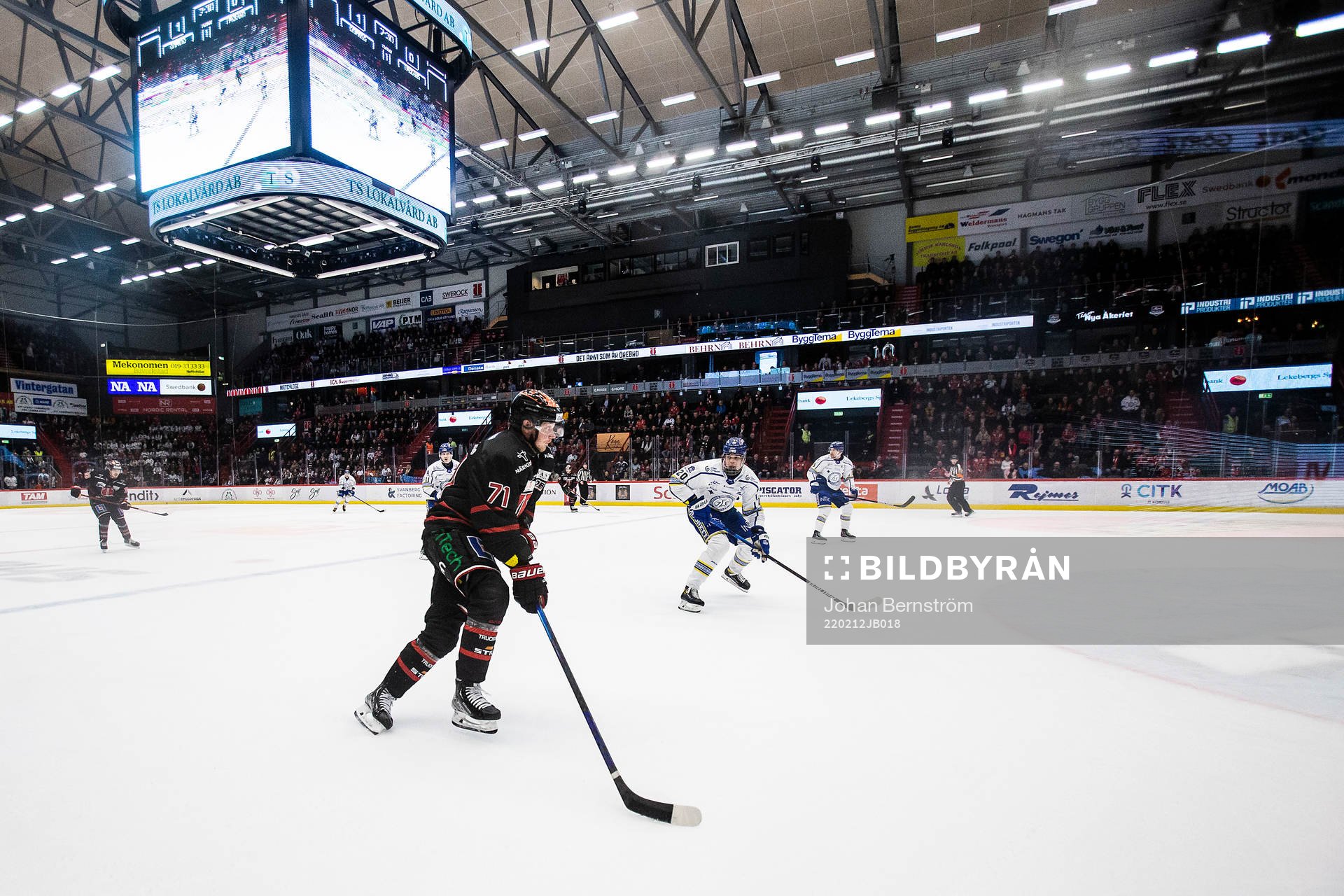 Örebros Juuso Puustinen och Leksands Lian Bichsel