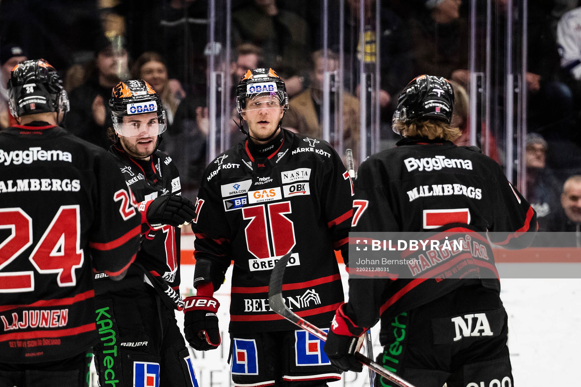 Örebros Juuso Puustinen, Jani Lajunen och Marcus
