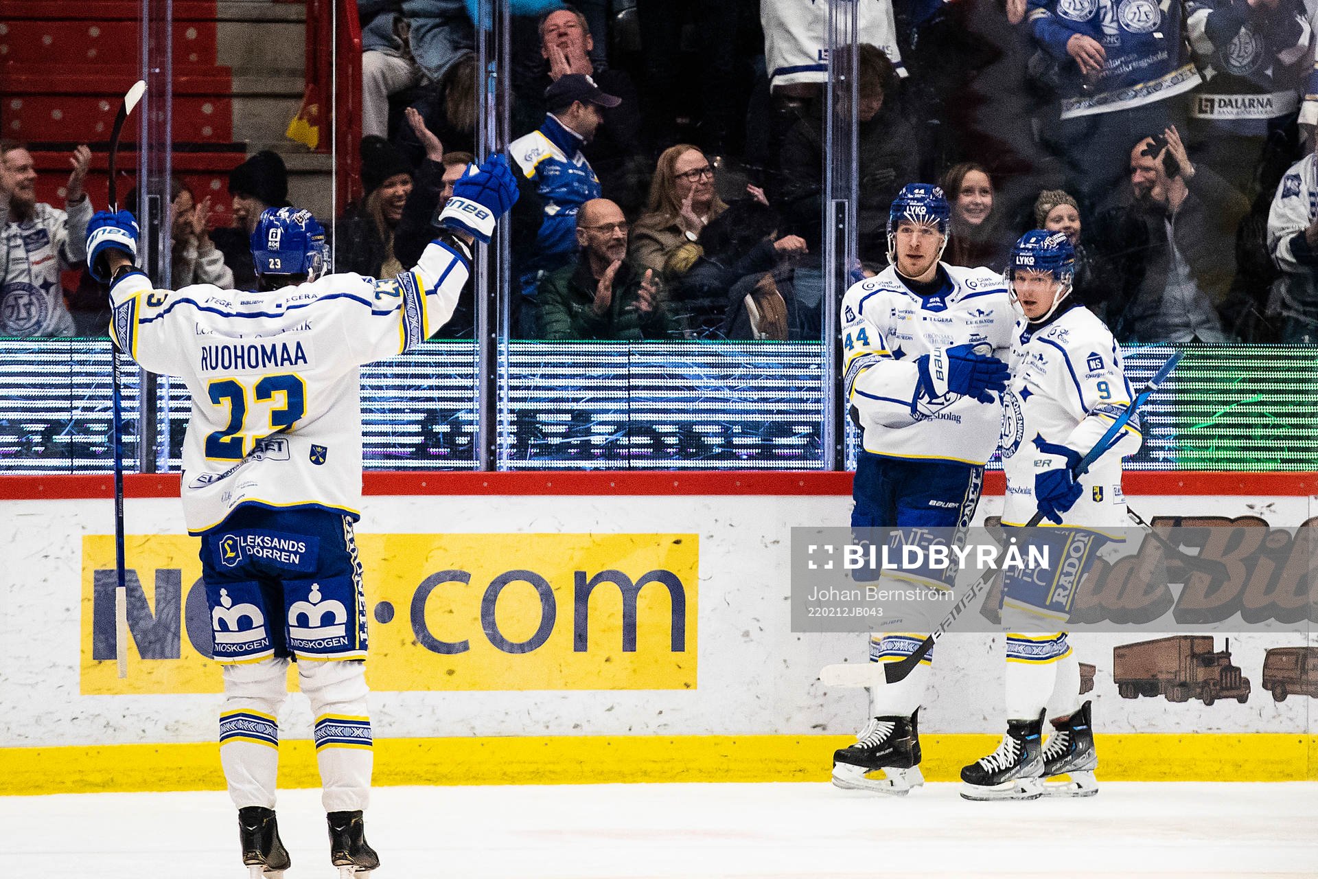 Leksands Carter Ashton jublar
