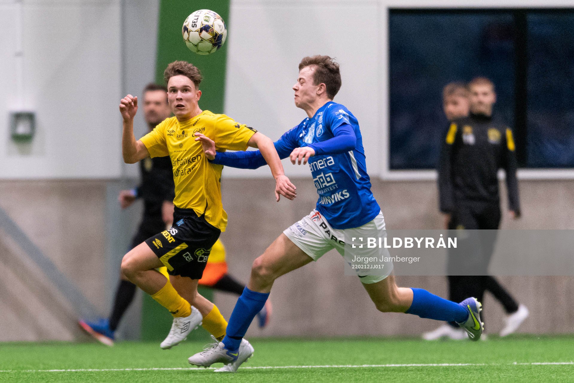 Elfsborgs Enzo Andren och Norrbys Wilhelm Ekdahl