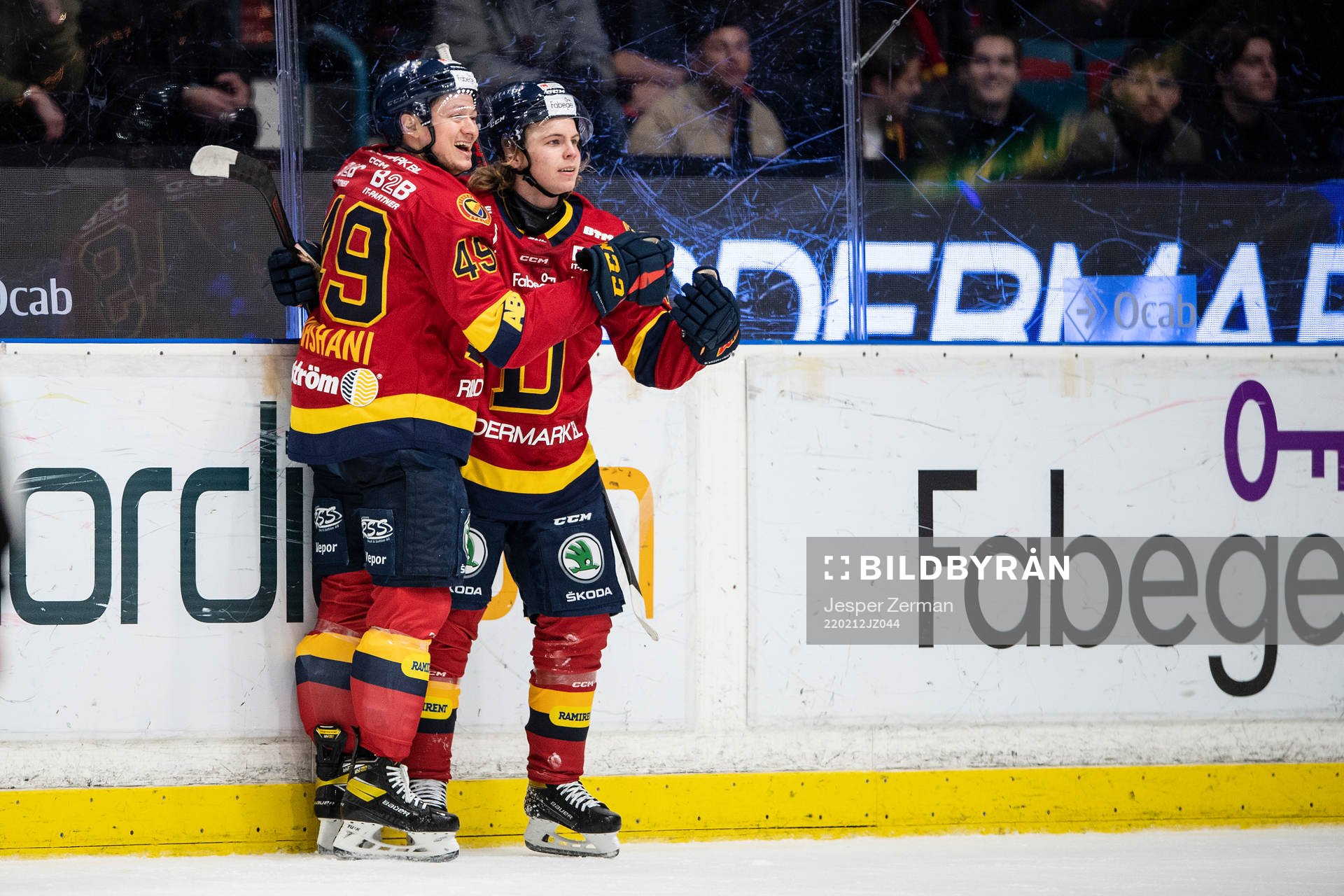 Djurgårdens Tim Söderlund jublar