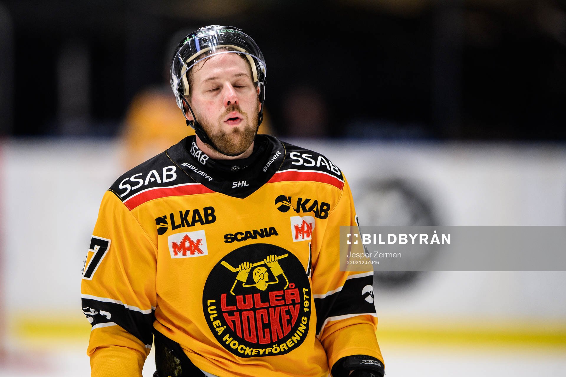 Luleås Linus Omark deppar