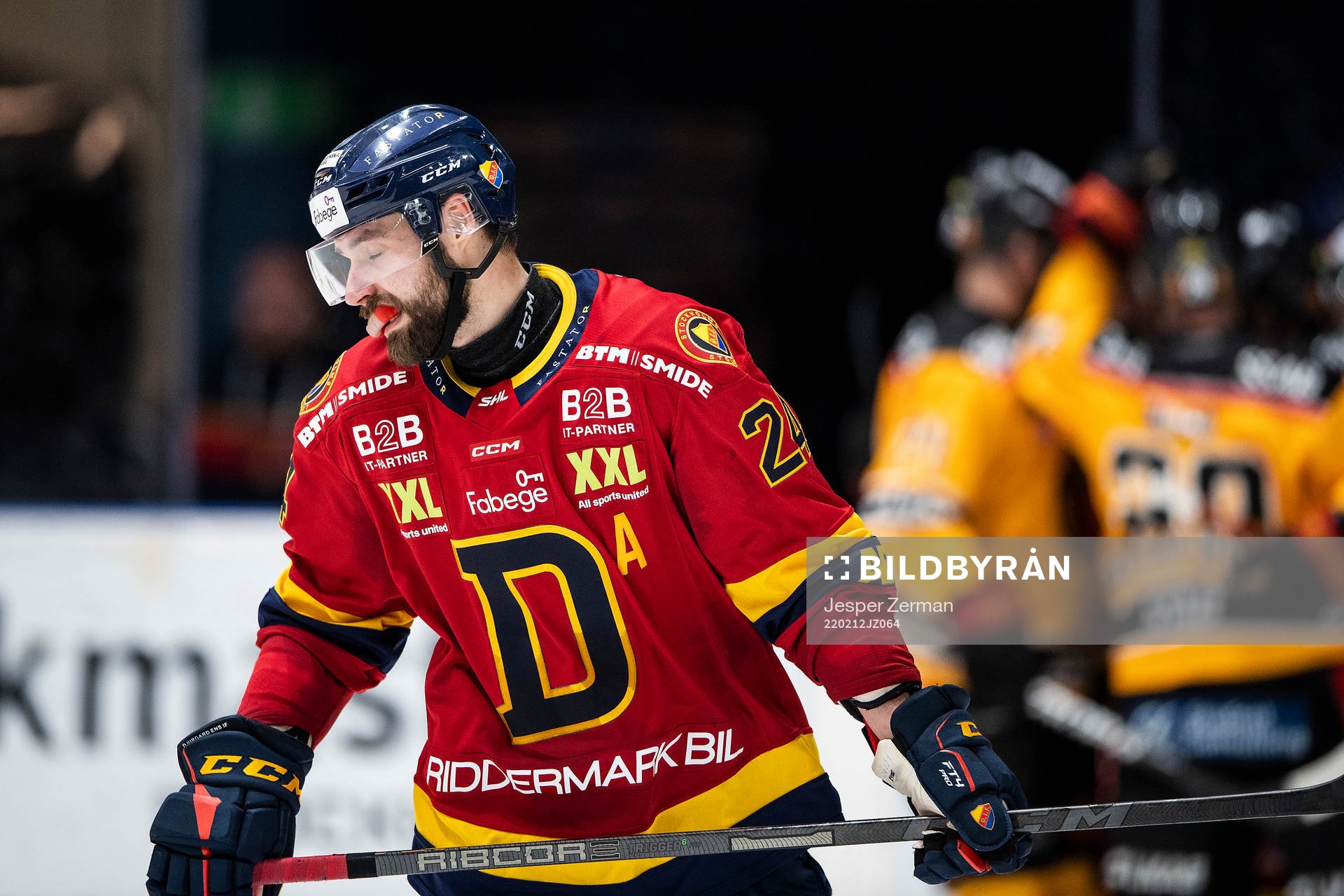 Djurgårdens Ludvig Rensfeldt deppar