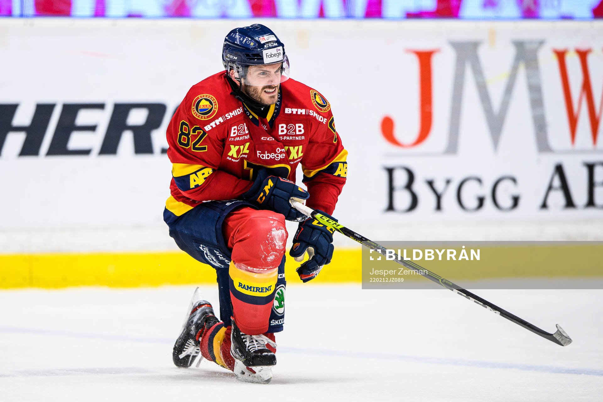 Djurgårdens Paul Carey har ont