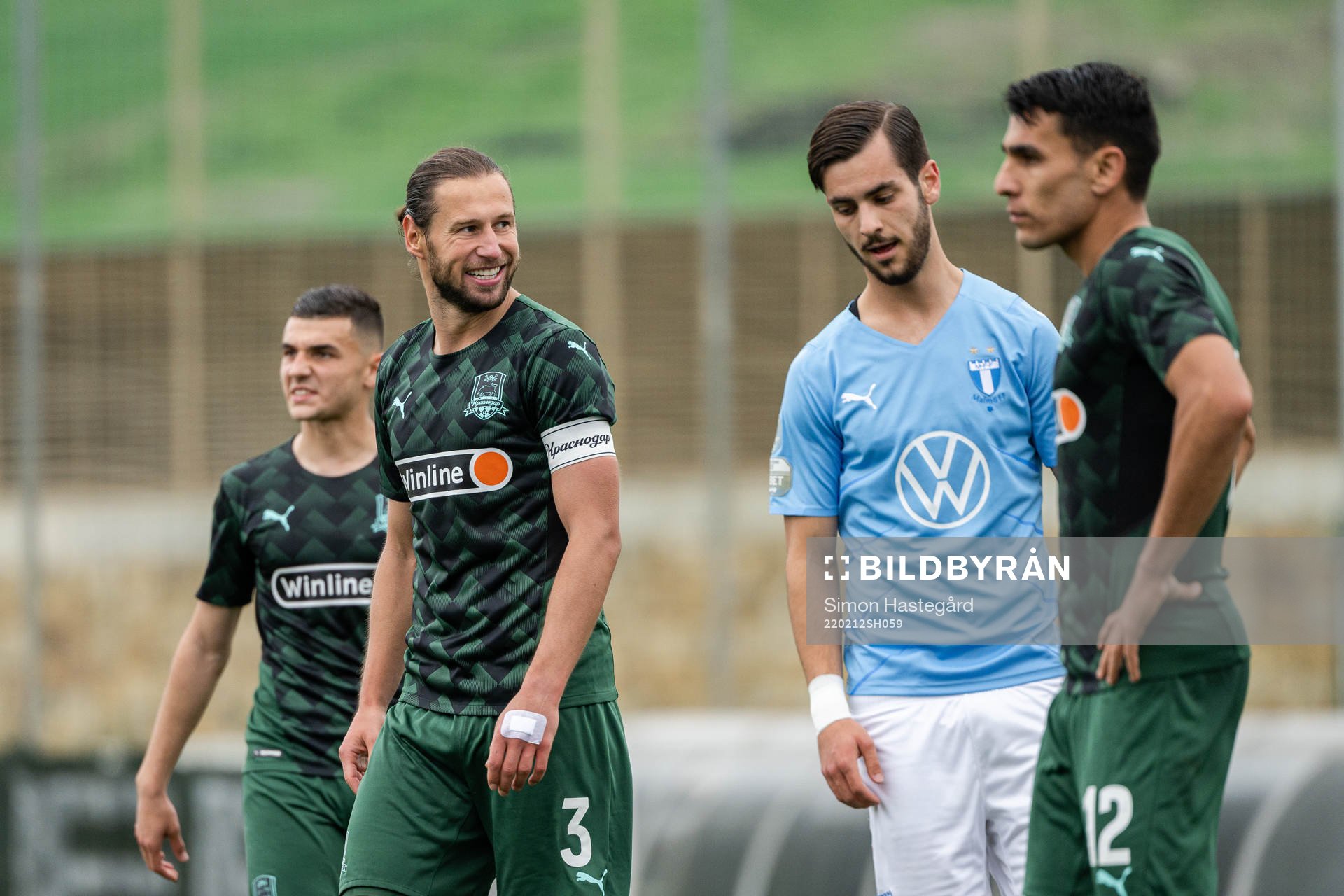 Grzegorz Krychowiak of Krasnodar and Adi Nalic of Malmö FF