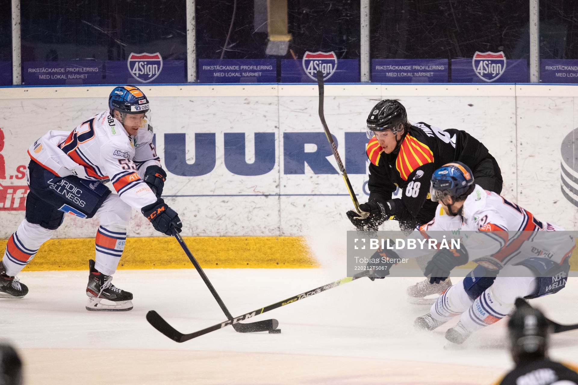 Växjös Benjamin Thomas, Tobias Rieder och Brynäs Dmytro
