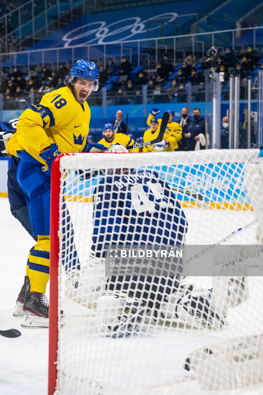 Dennis Everberg of Sweden celebrates