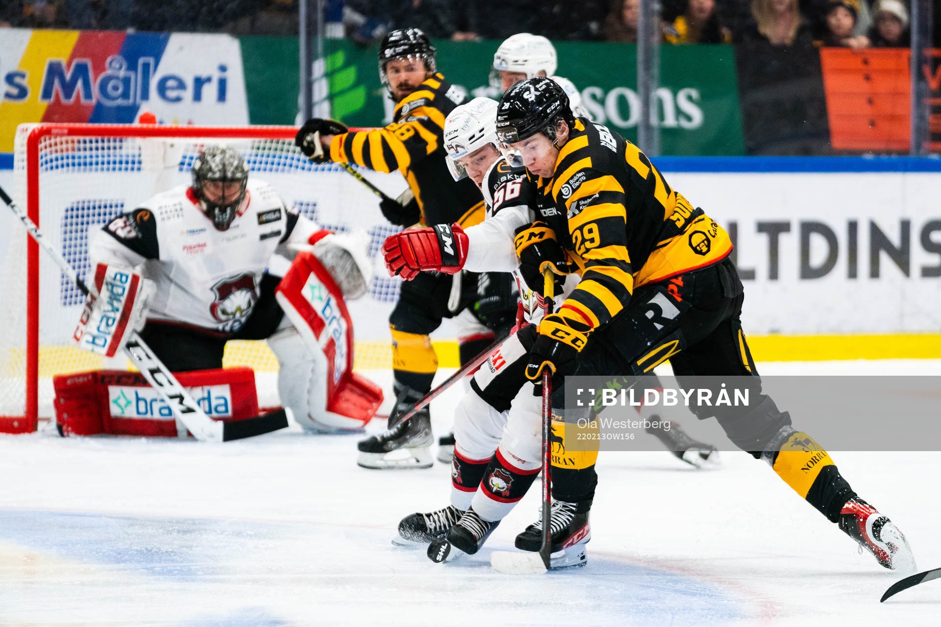 Skellefteås Albin Sundsvik och Malmö Redhawks Anton Olsson