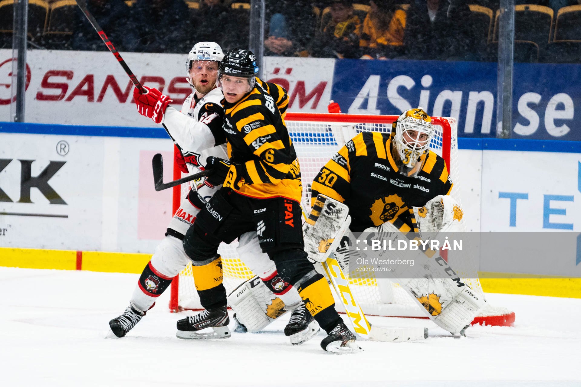 Malmö Redhawks Carl Söderberg och Skellefteås Måns