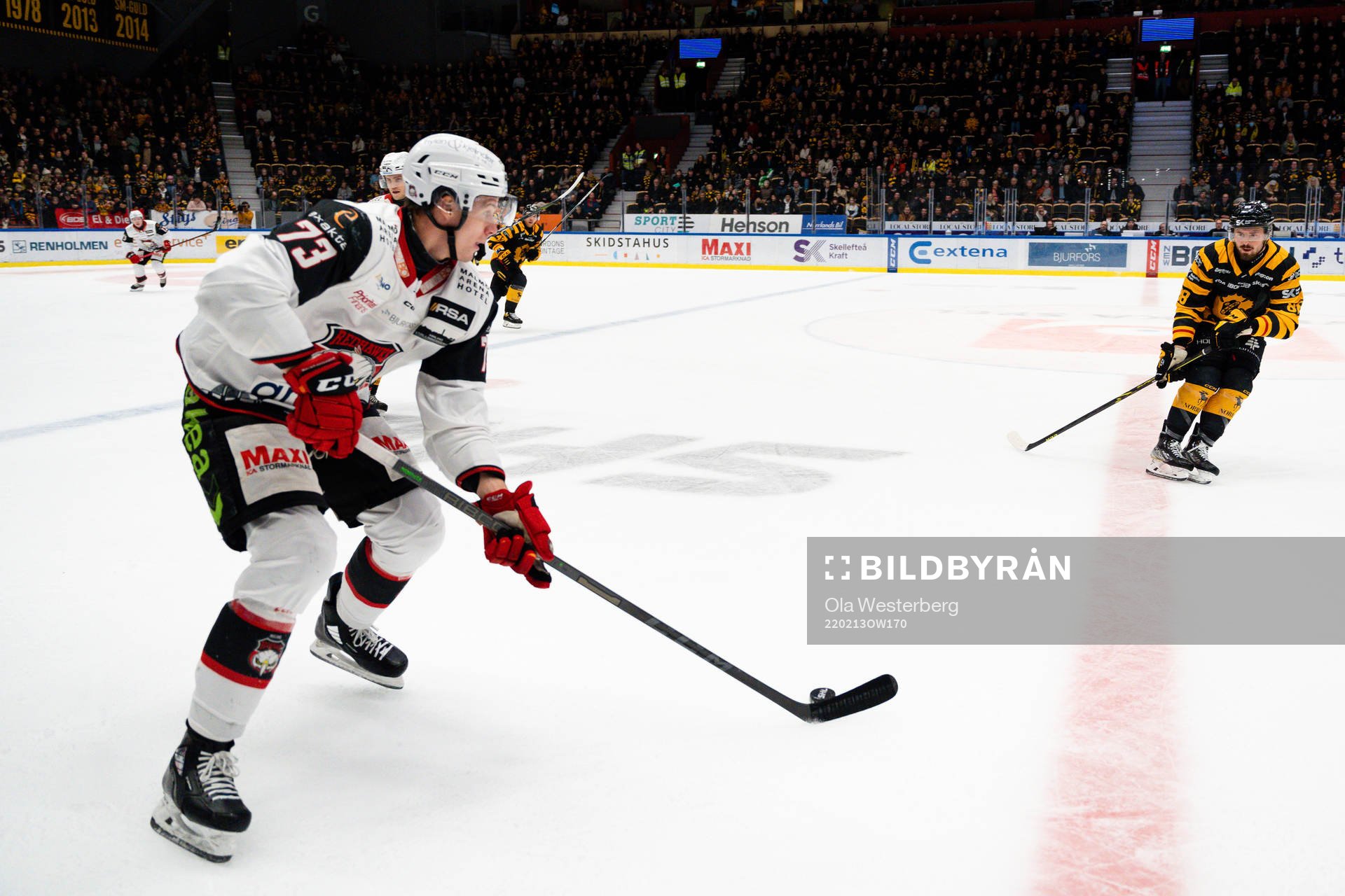 Malmö Redhawks Adam Ollas Mattsson och Skellefteås Jayce