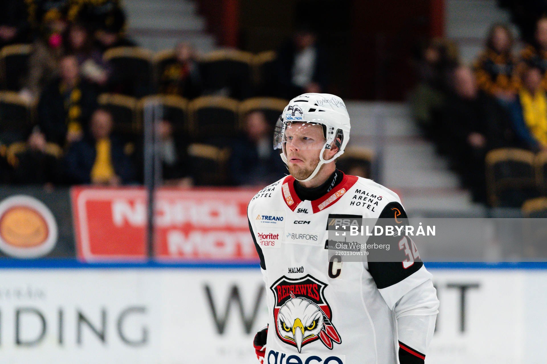 Malmö Redhawks Carl Söderberg deppar