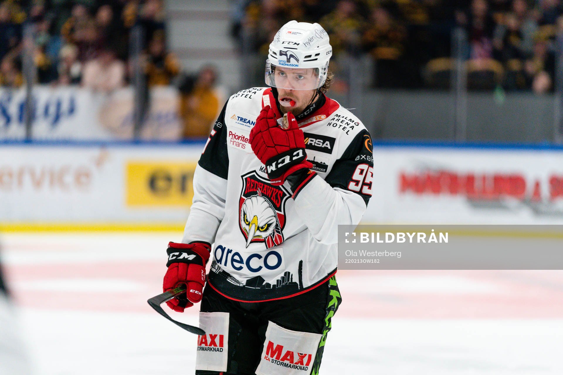 Malmö Redhawks Carl Persson deppar