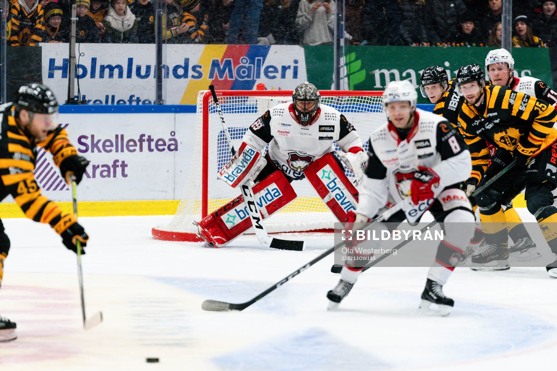 Malmö Redhawks målvakt Oscar Alsenfelt