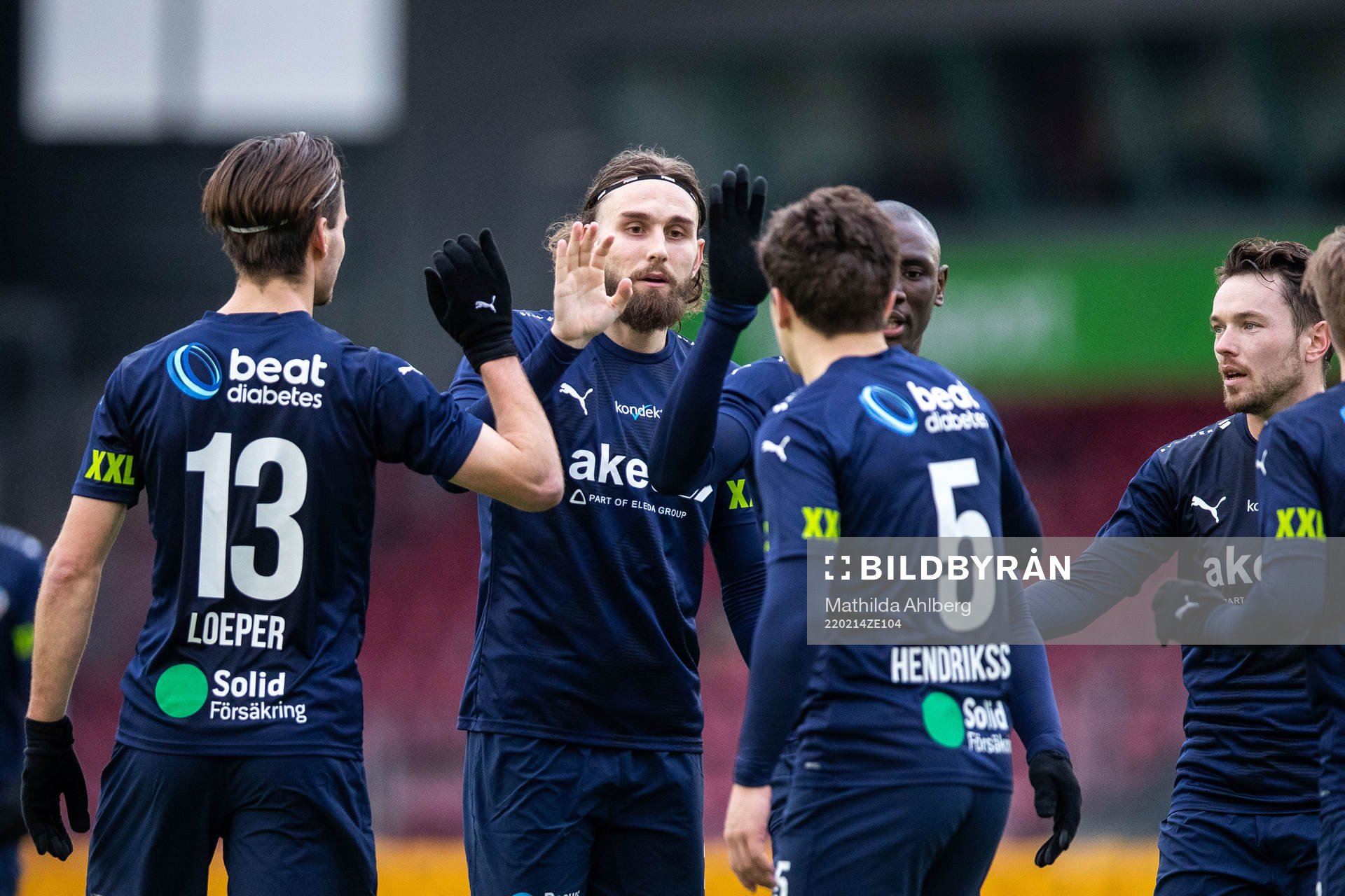 Helsingborgs Ali Suljic jublar
