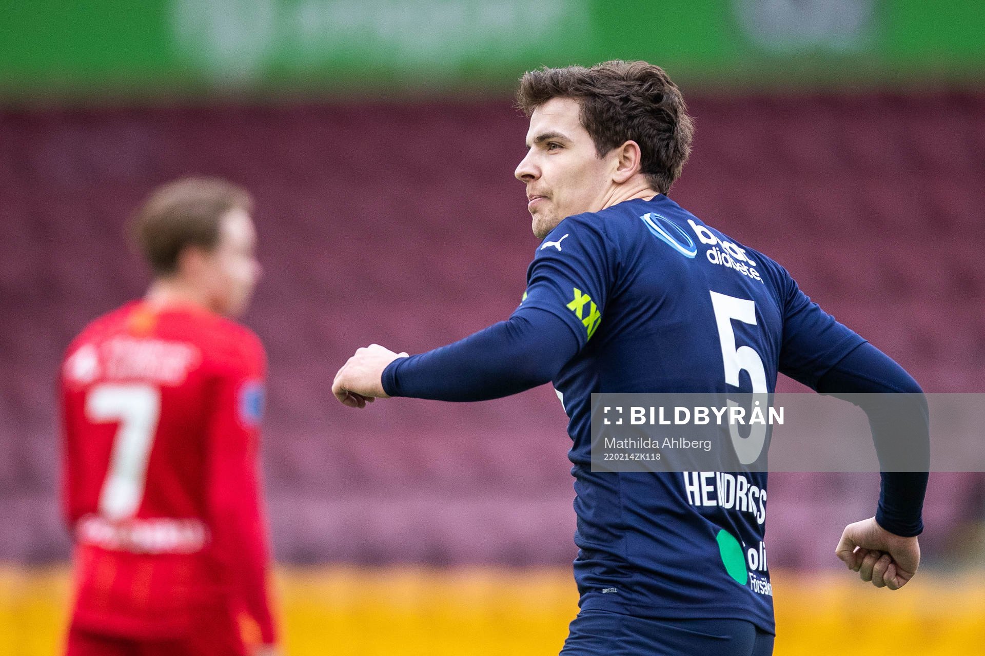 Helsingborgs Brandur Hendriksson Olsen jublar