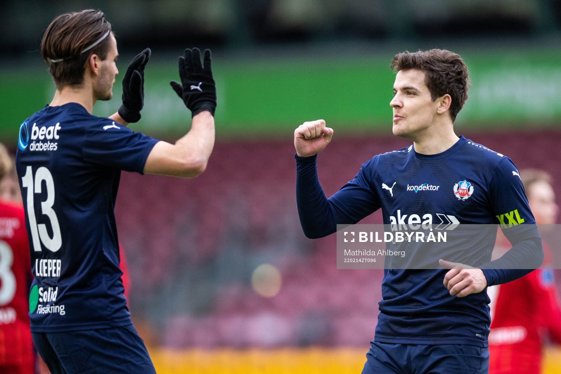 Helsingborgs Wilhelm Loeper och Brandur Hendriksson Olsen