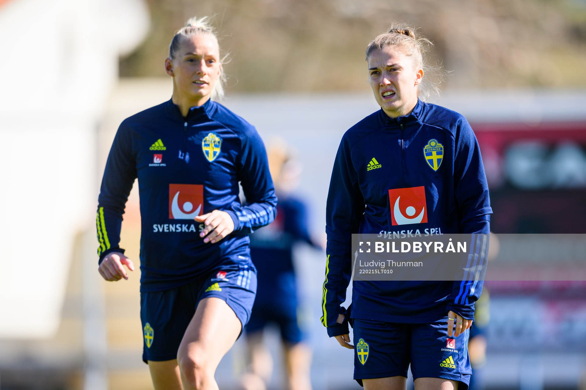 Stina Blackstenius and Filippa Angeldahl