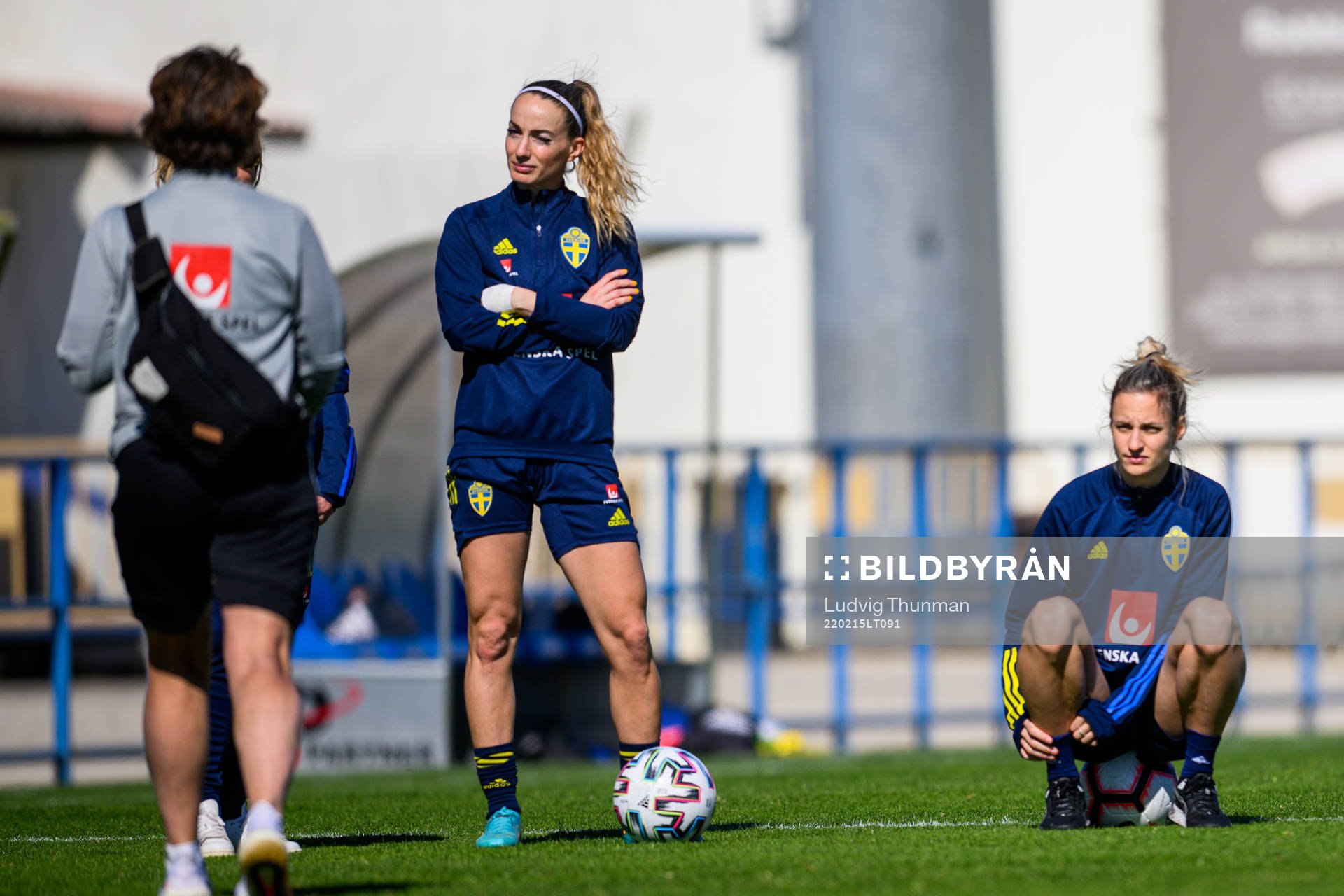 Kosovare Asllani and Nathalie Björn