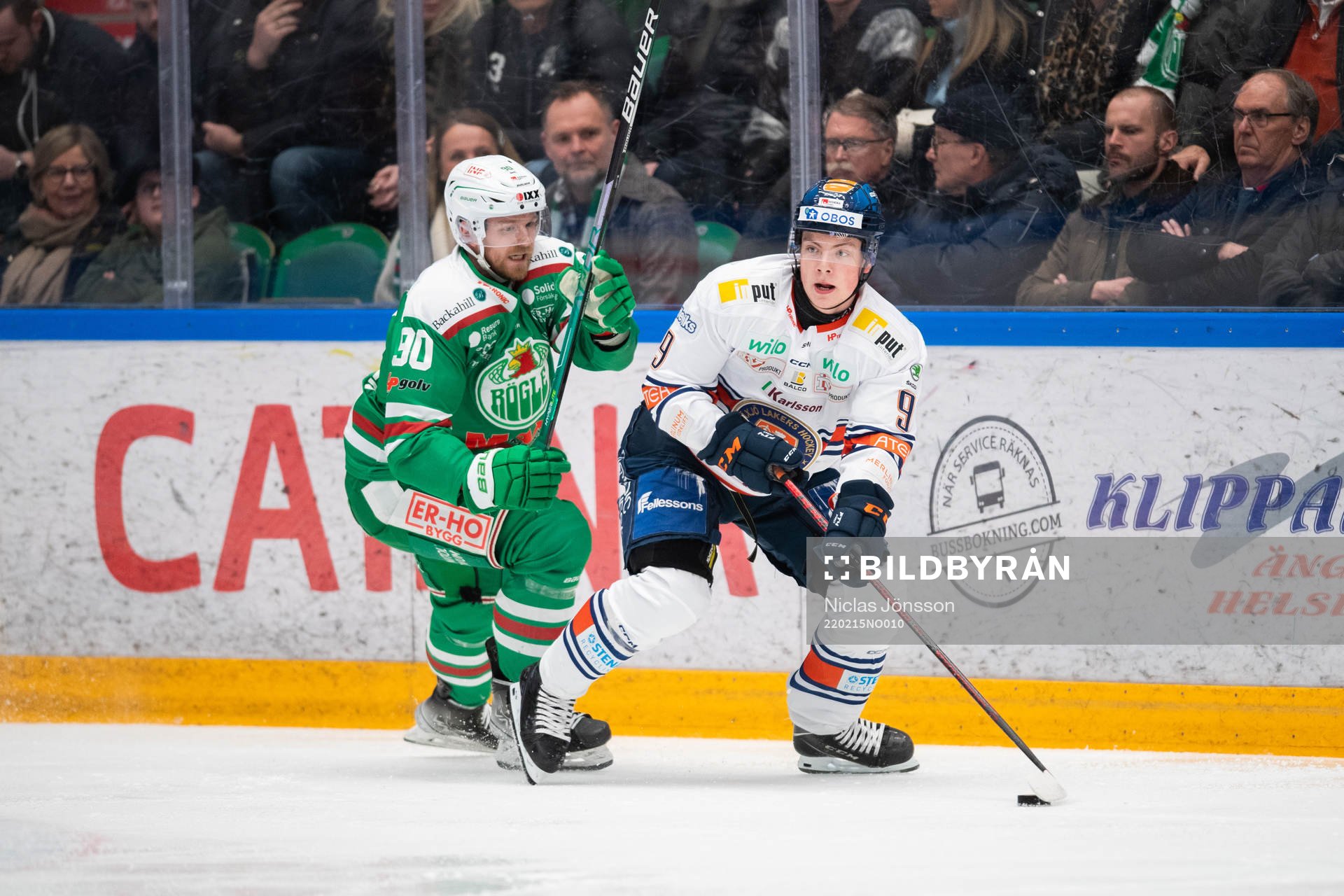 Rögles Ted Brithén och Växjös Victor Stjernborg