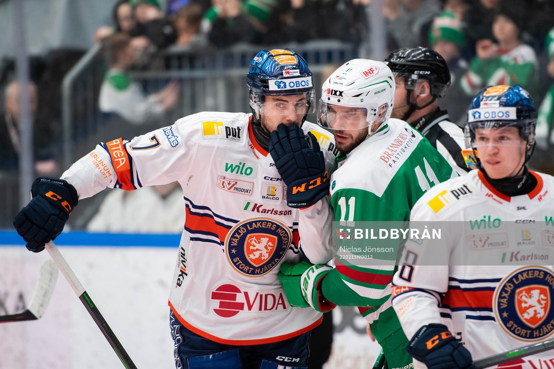 Växjös Hardy Häman Aktell och Rögles Mattias Sjögren