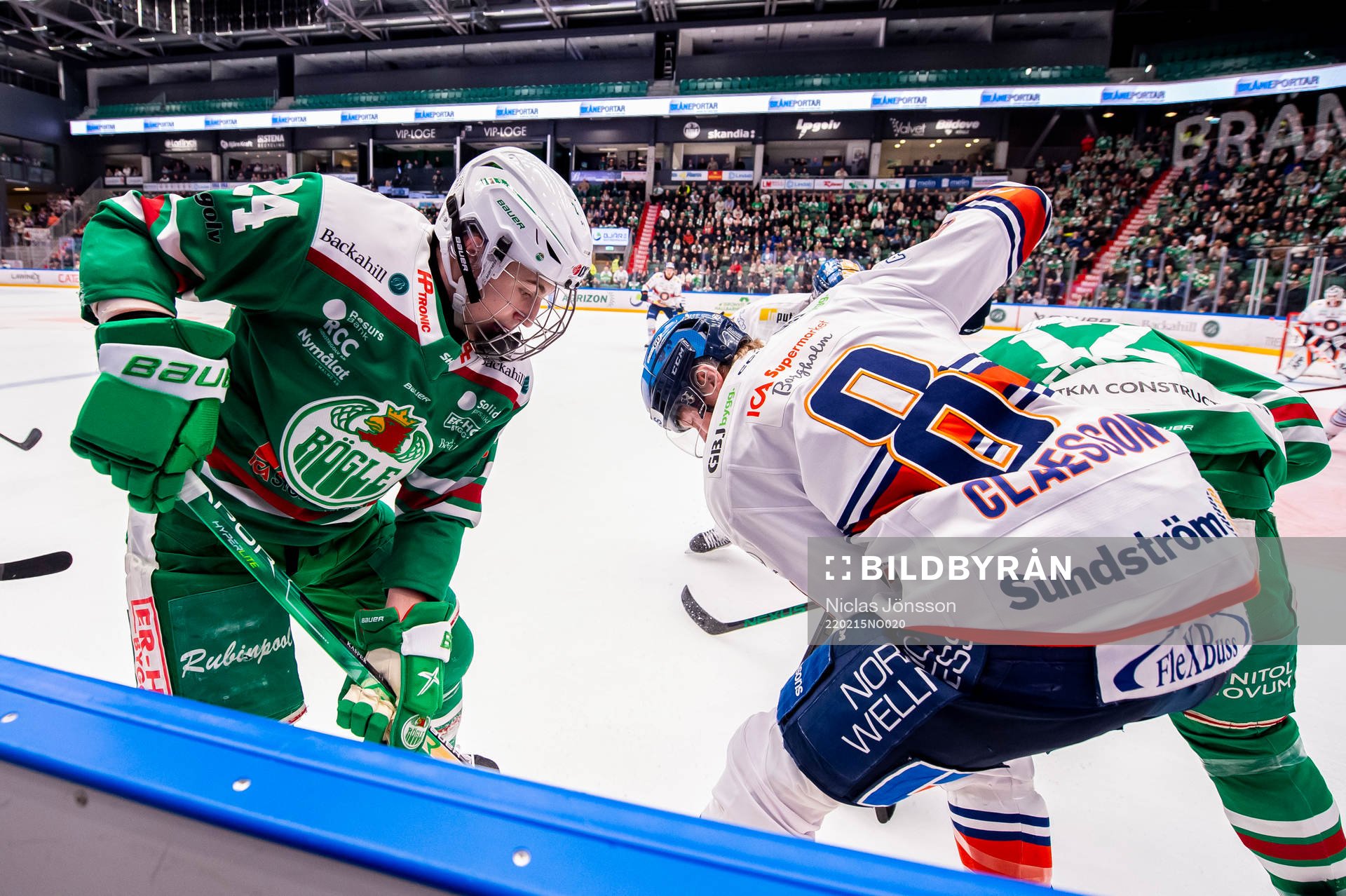 Rögles Marco Kasper  och Växjös Ludvig Claesson