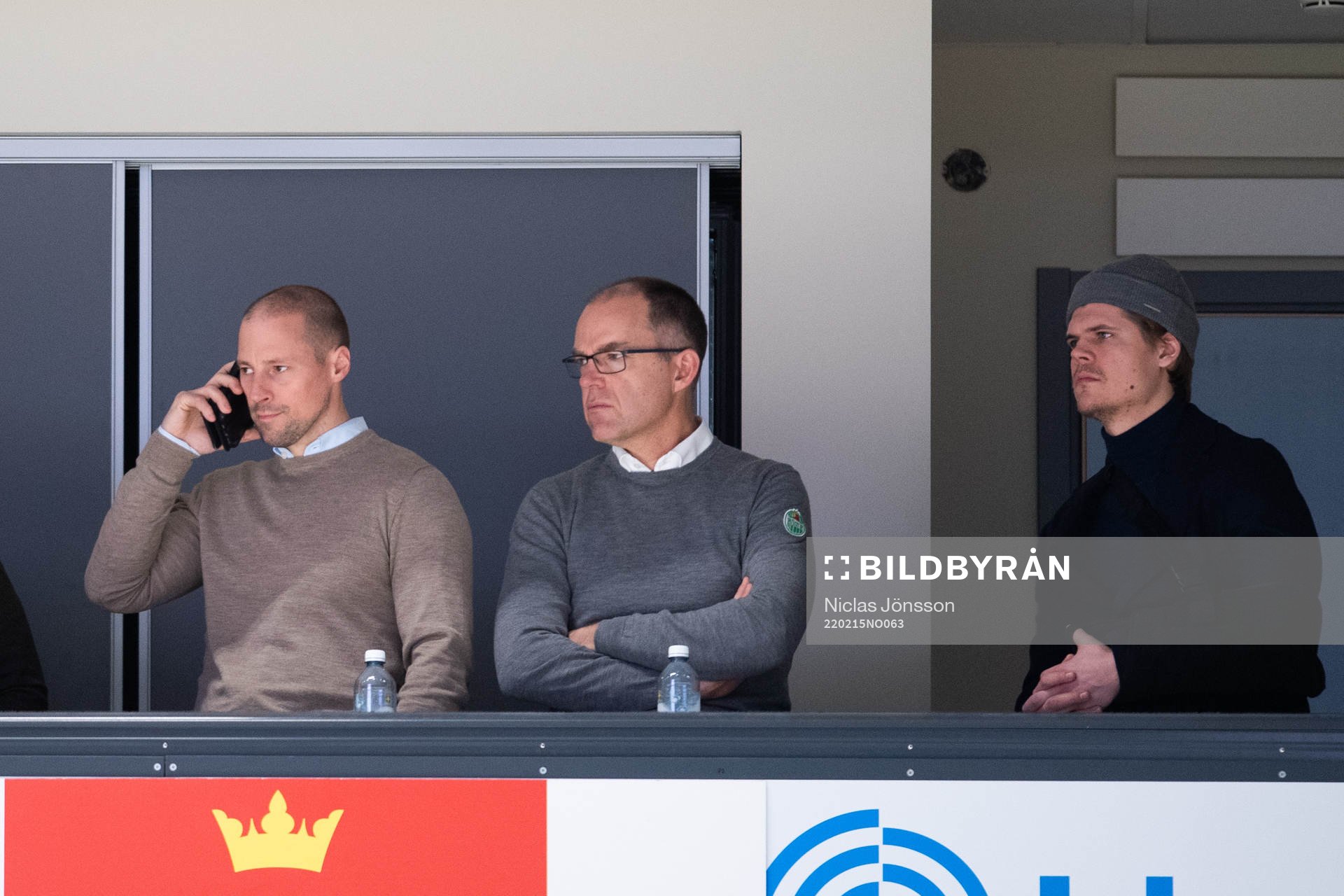 Rögles sportchef Chris Abbott, klubbdirektör Daniel Koch