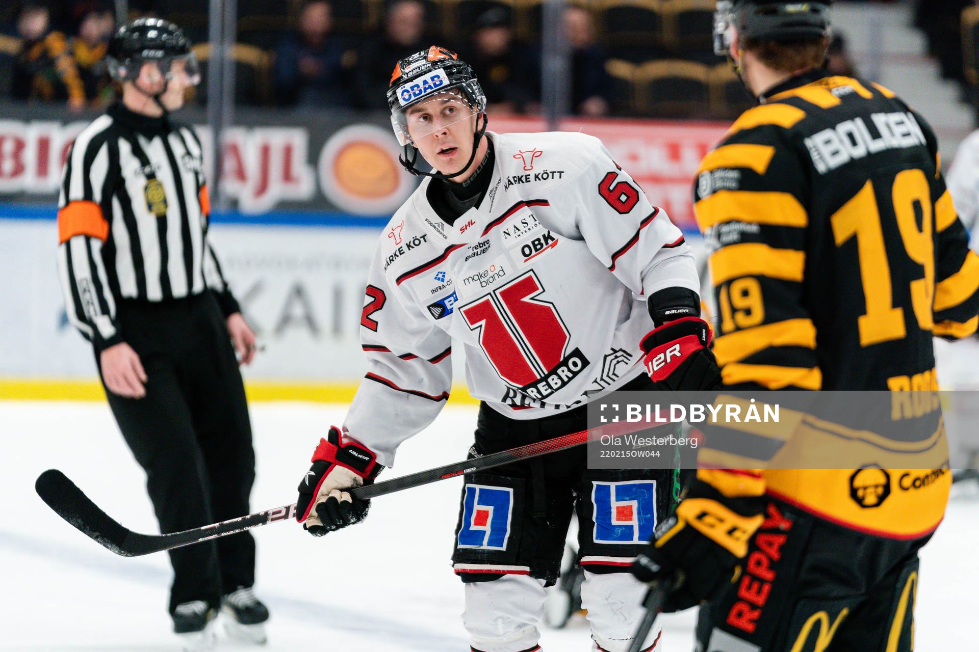 Skellefteås Filip Roos och Örebros Robert Leino
