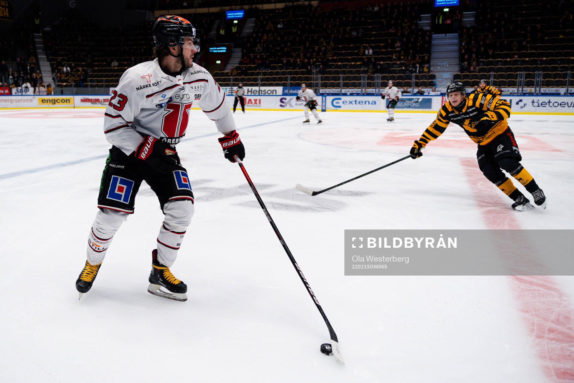 Örebros Petr Zámorský och Skellefteås Linus Lindström