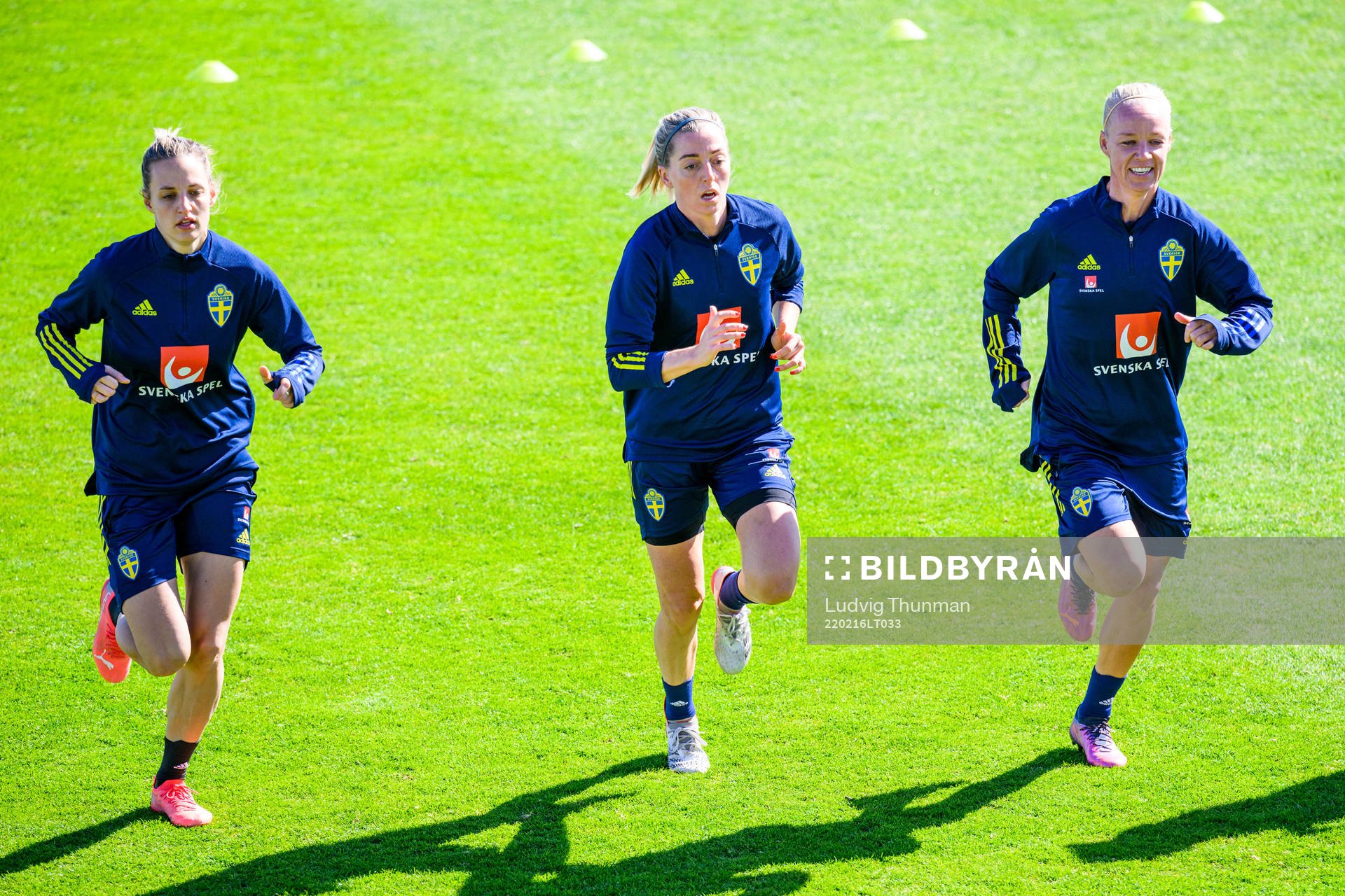 Nathalie Björn, Linda Sembrant and Caroline Seger