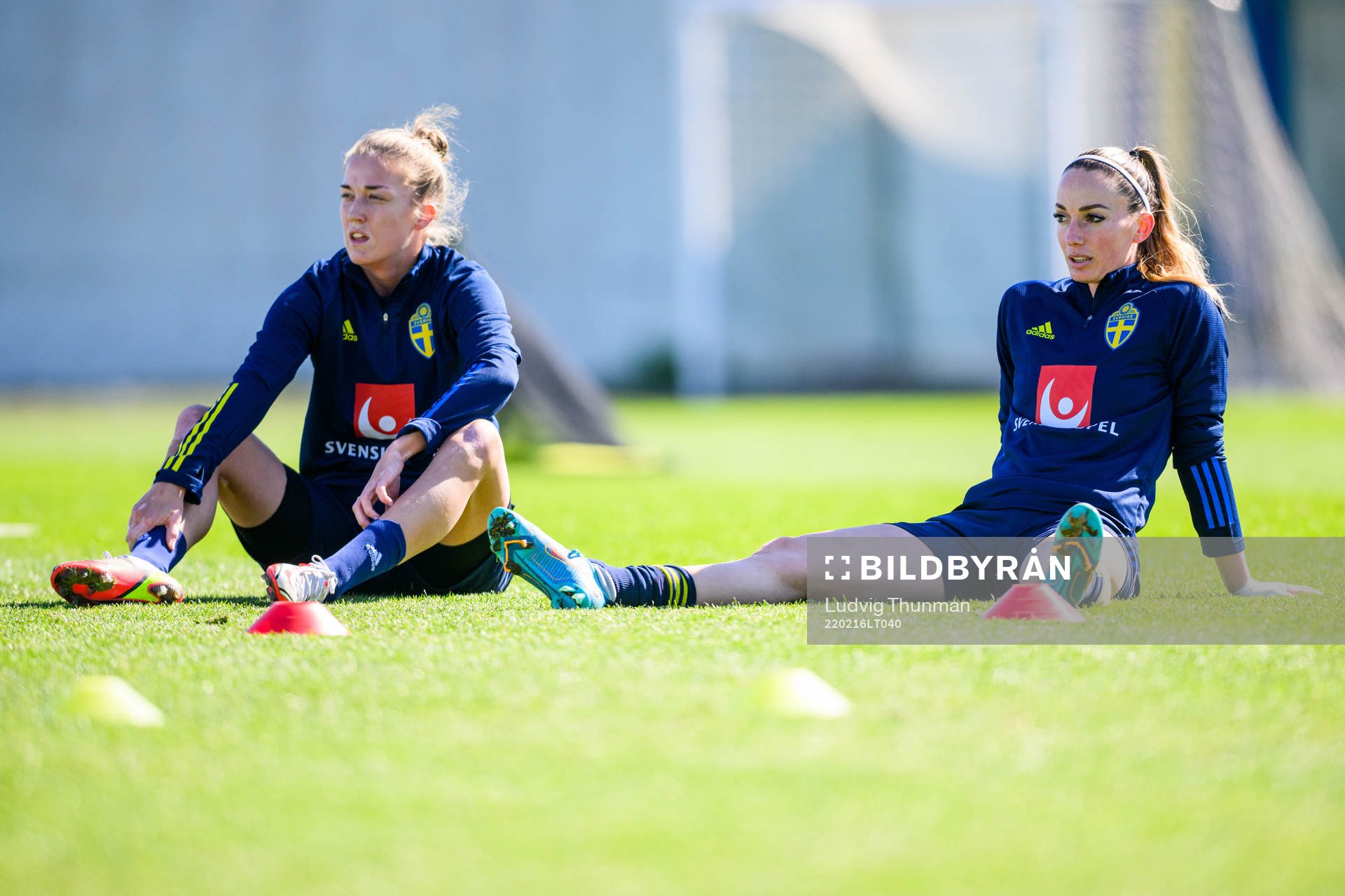 Filippa Angeldahl and Kosovare Asllani