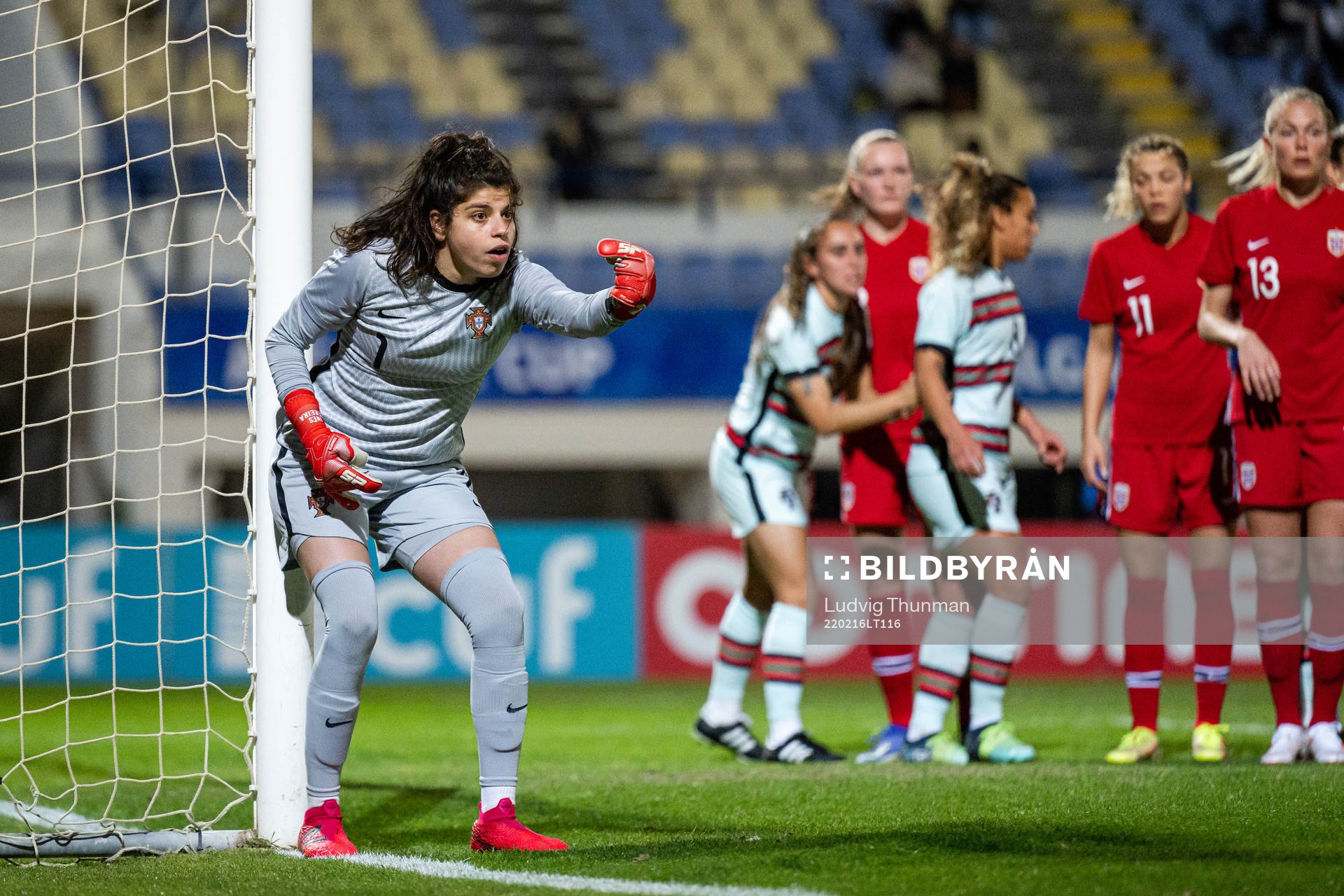 Goalkeeper Ines Pereira of Portugal