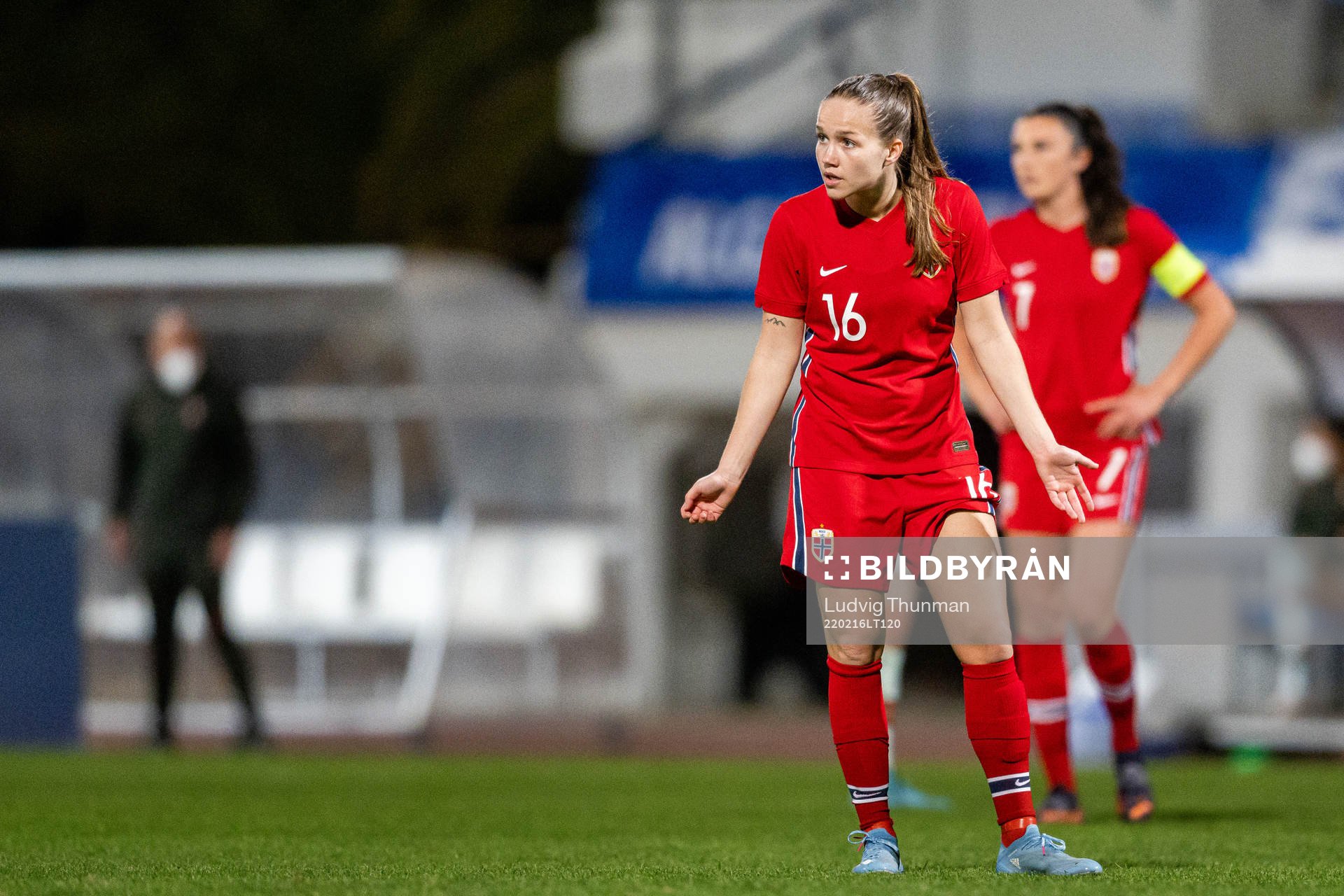 Guro Reiten of Norway looks dejected
