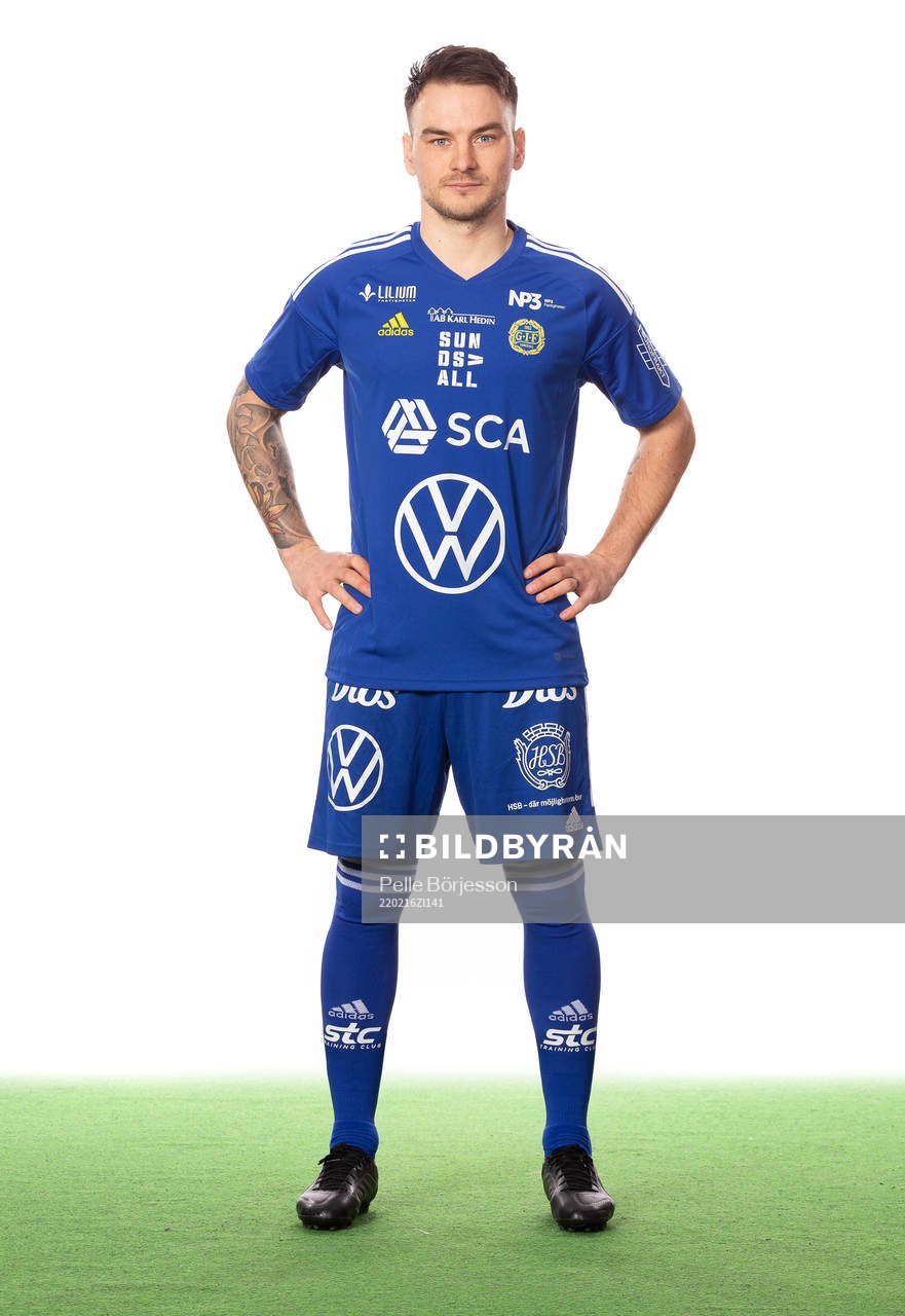 Sundsvalls Pontus Silfwer poserar för ett porträtt den 16 februari 2022 i Sundsvall.