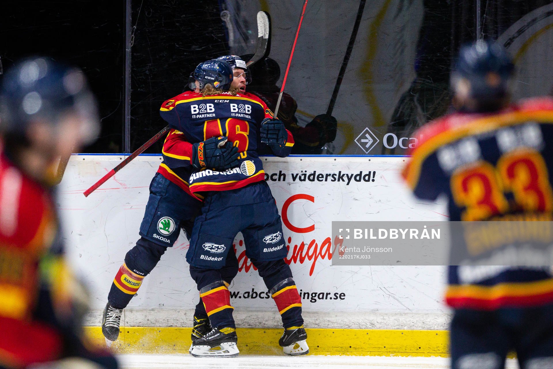 Djurgårdens Niclas Bergfors jublar