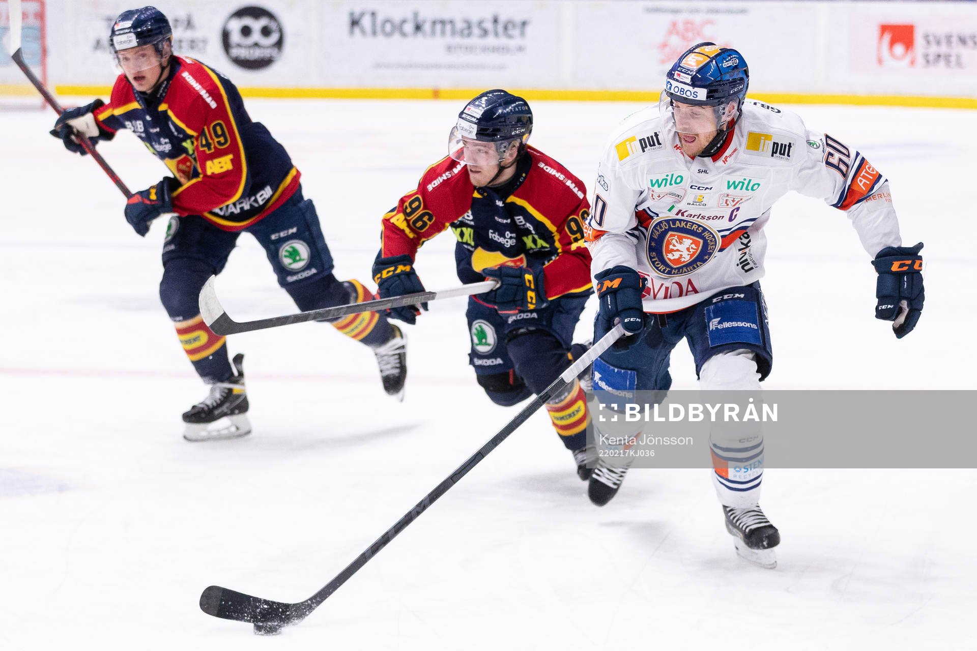Djurgårdens Emil Berglund och Växjös Erik Josefsson