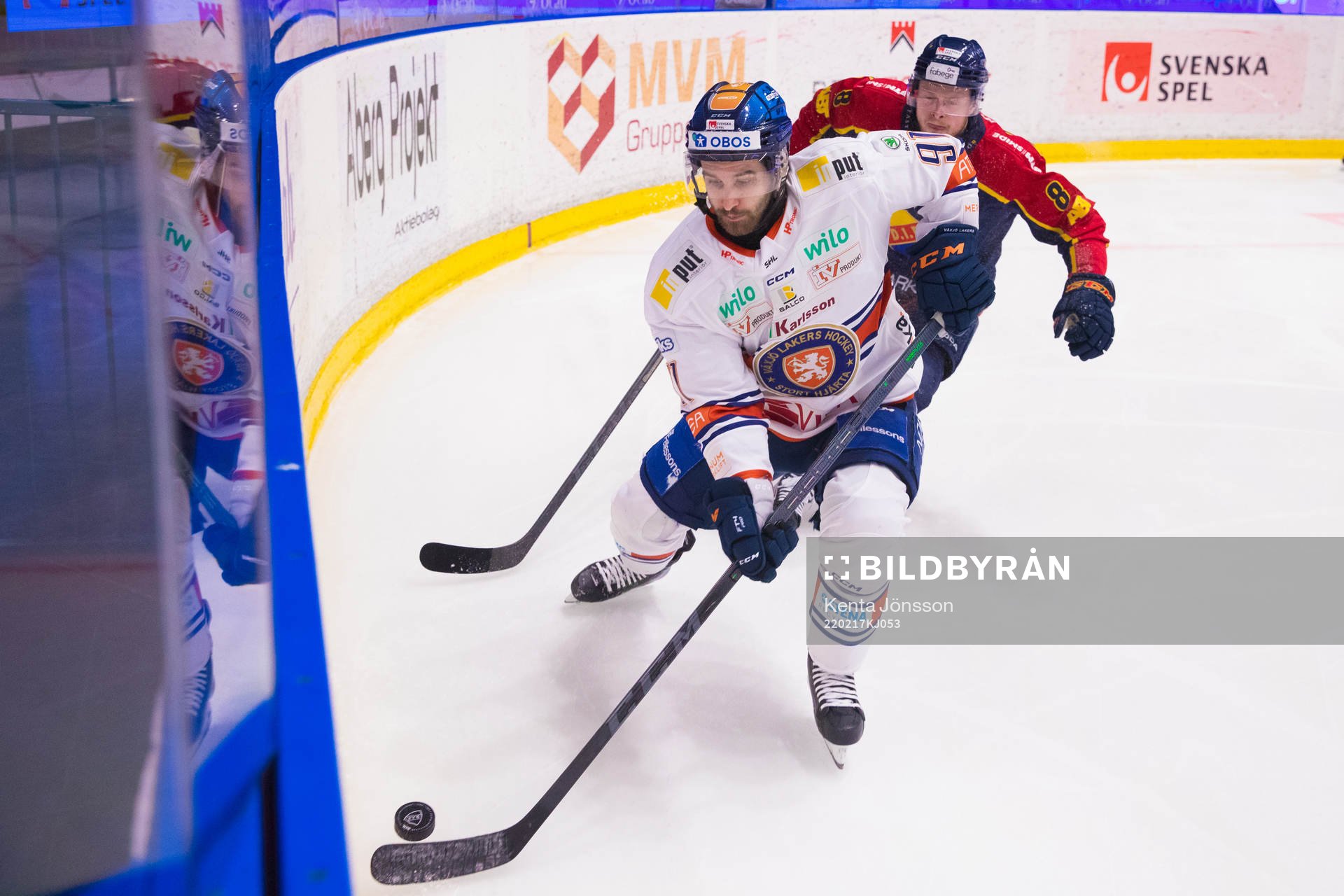 Växjös Andrew Calof och Djurgårdens Linus Arnesson