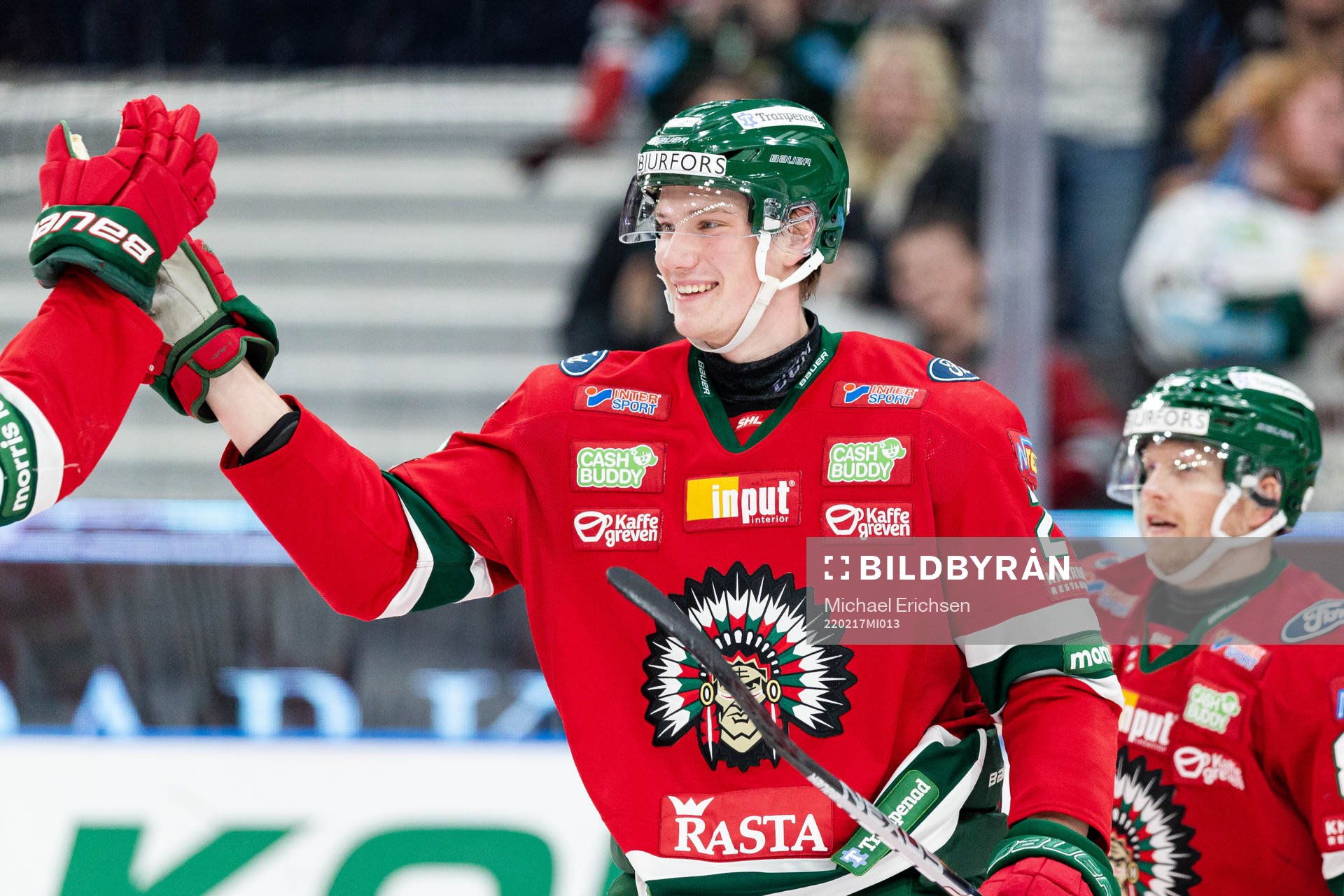 Frölundas Elmer Söderblom jublar