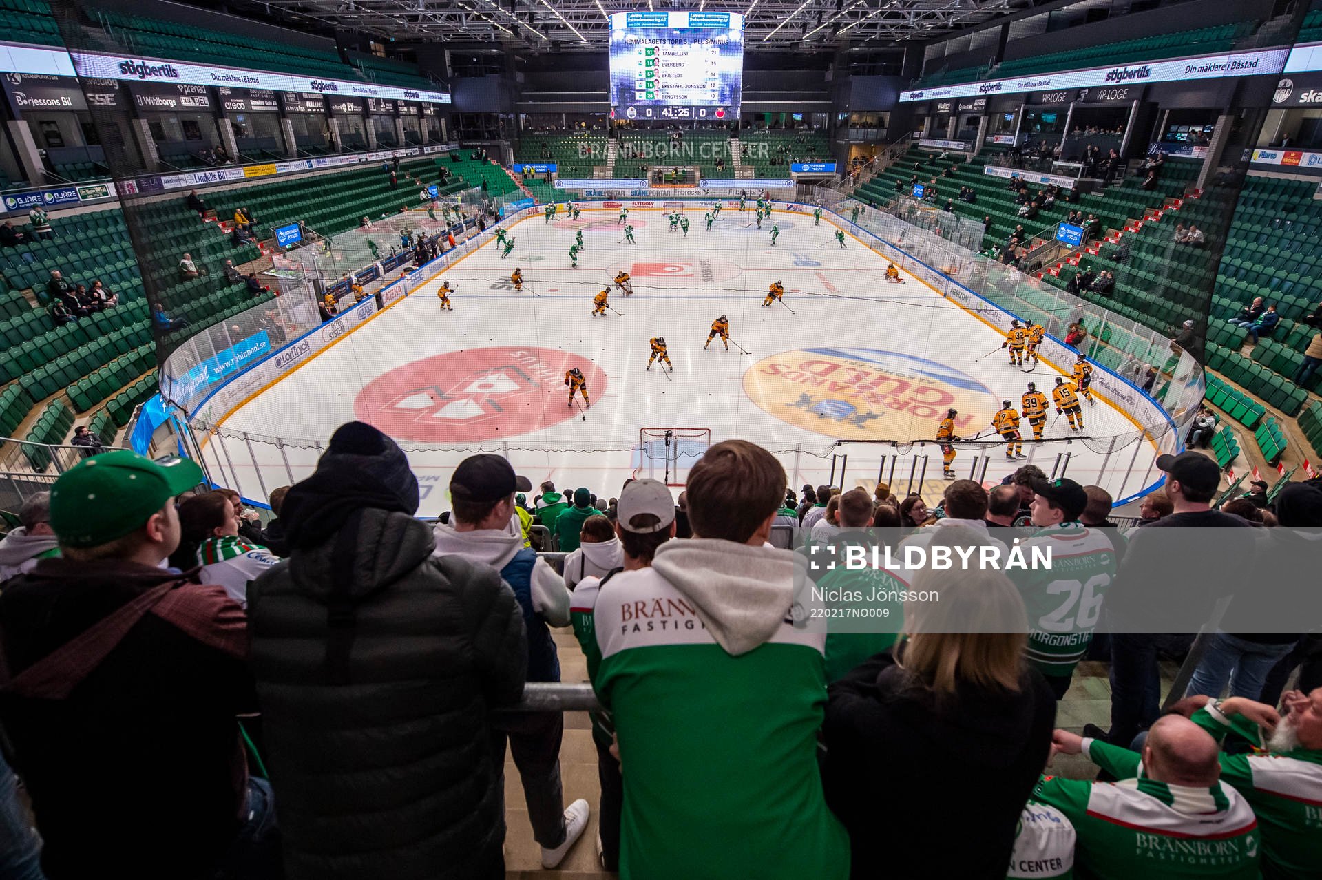 Luleås och Rögles spelarna