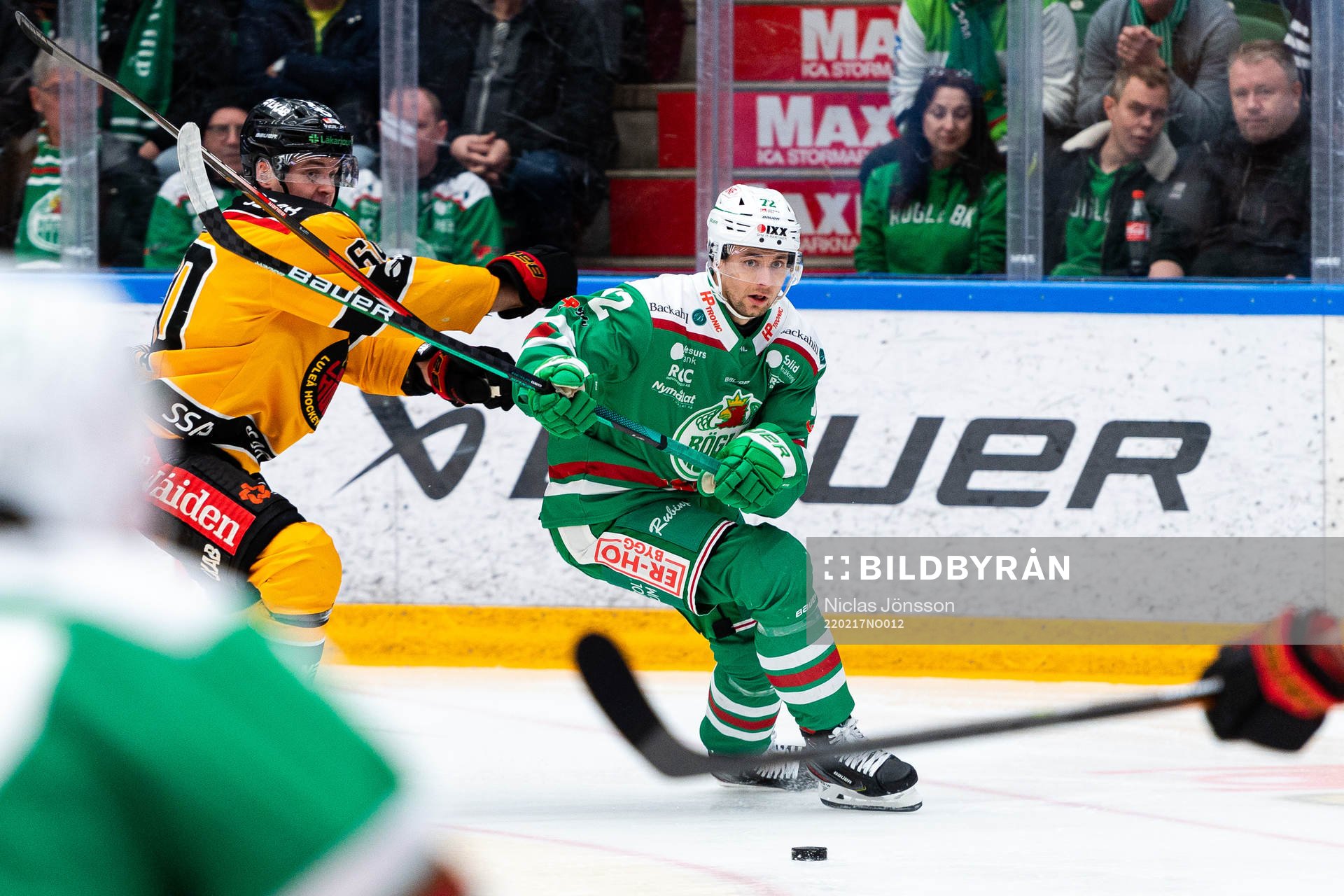 Luleås Julius Honka och Rögles Daniel Zaar