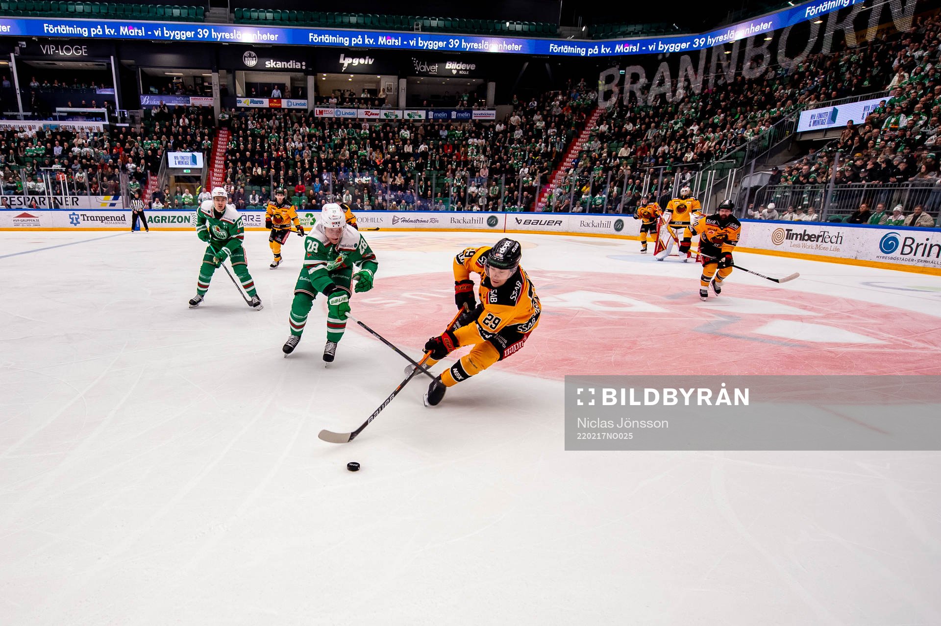 Rögles Anton Bengtsson  och Luleås Erik Gustafsson