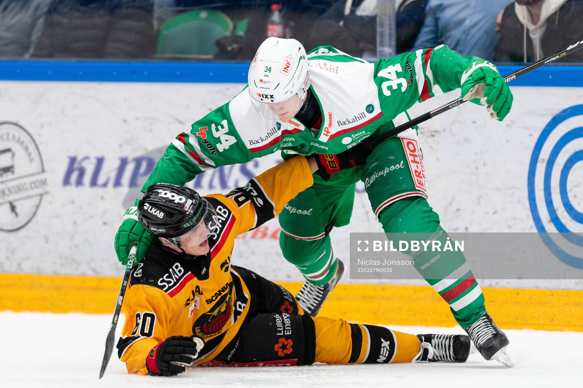 Luleås Julius Honka och Rögles Adam Edström