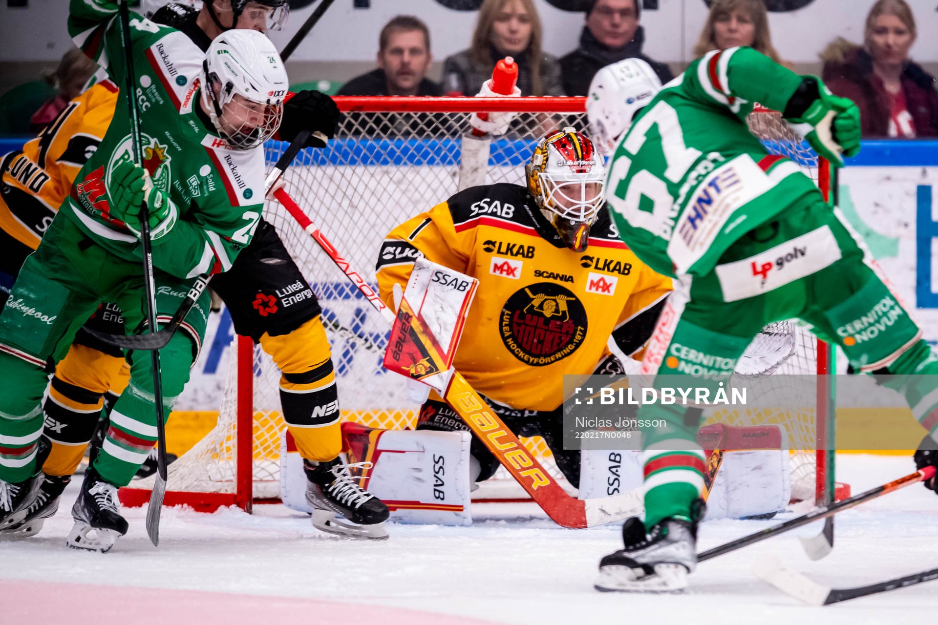 Luleås målvakt Jesper Wallstedt