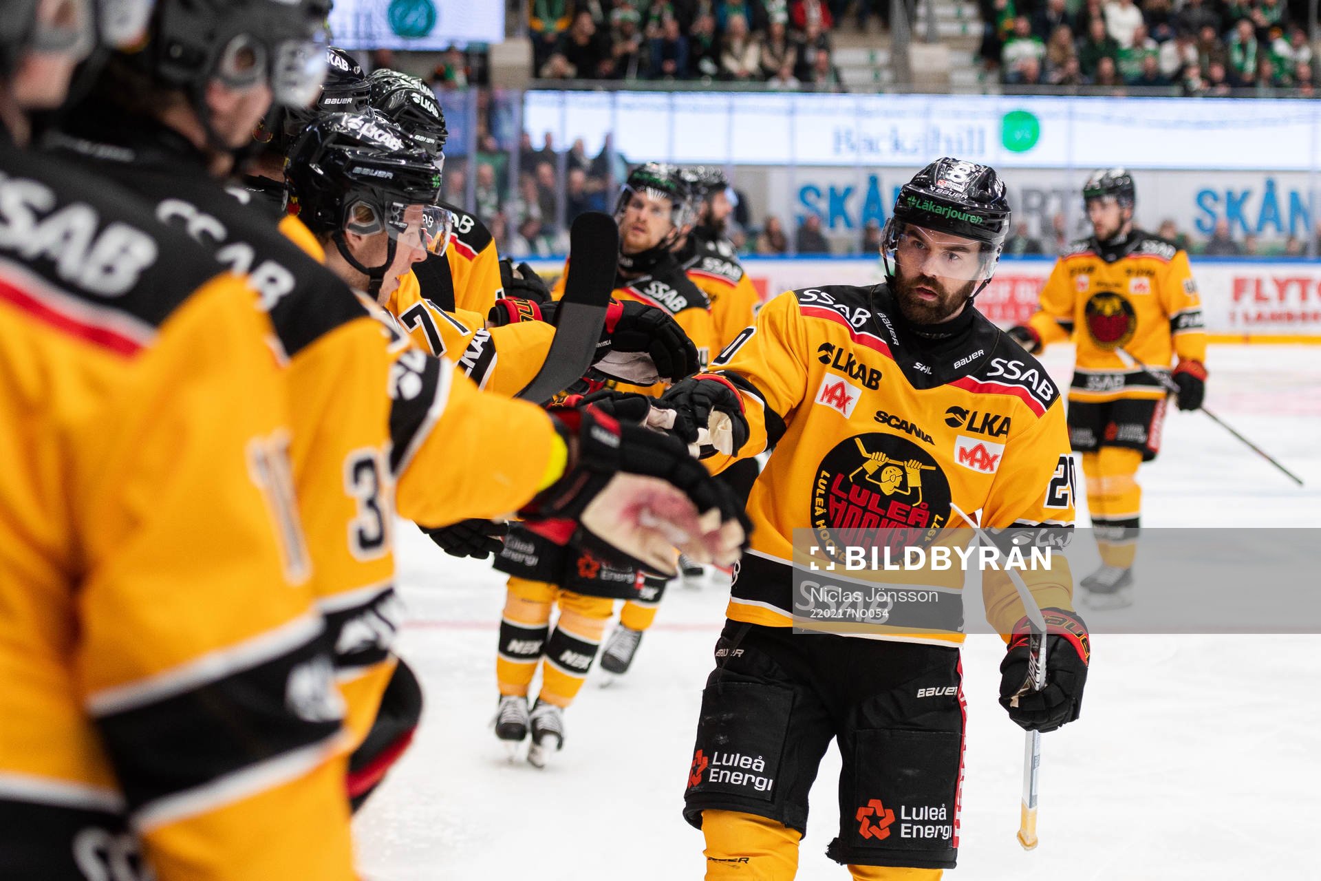 Luleås Jack Connolly jublar