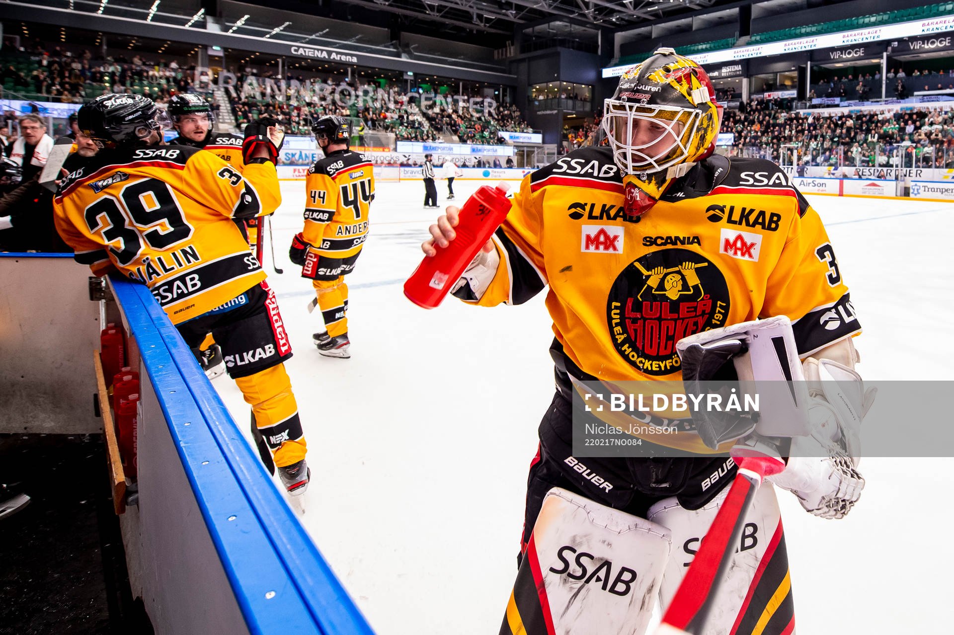 Luleås målvakt Joel Lassinantti