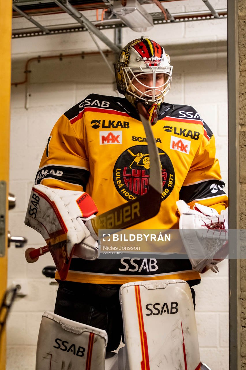 Luleås målvakt Jesper Wallstedt