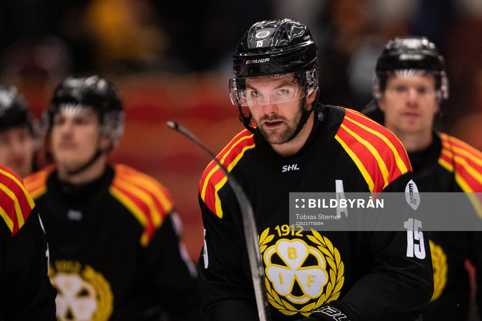Brynäs Simon Bertilsson jublar