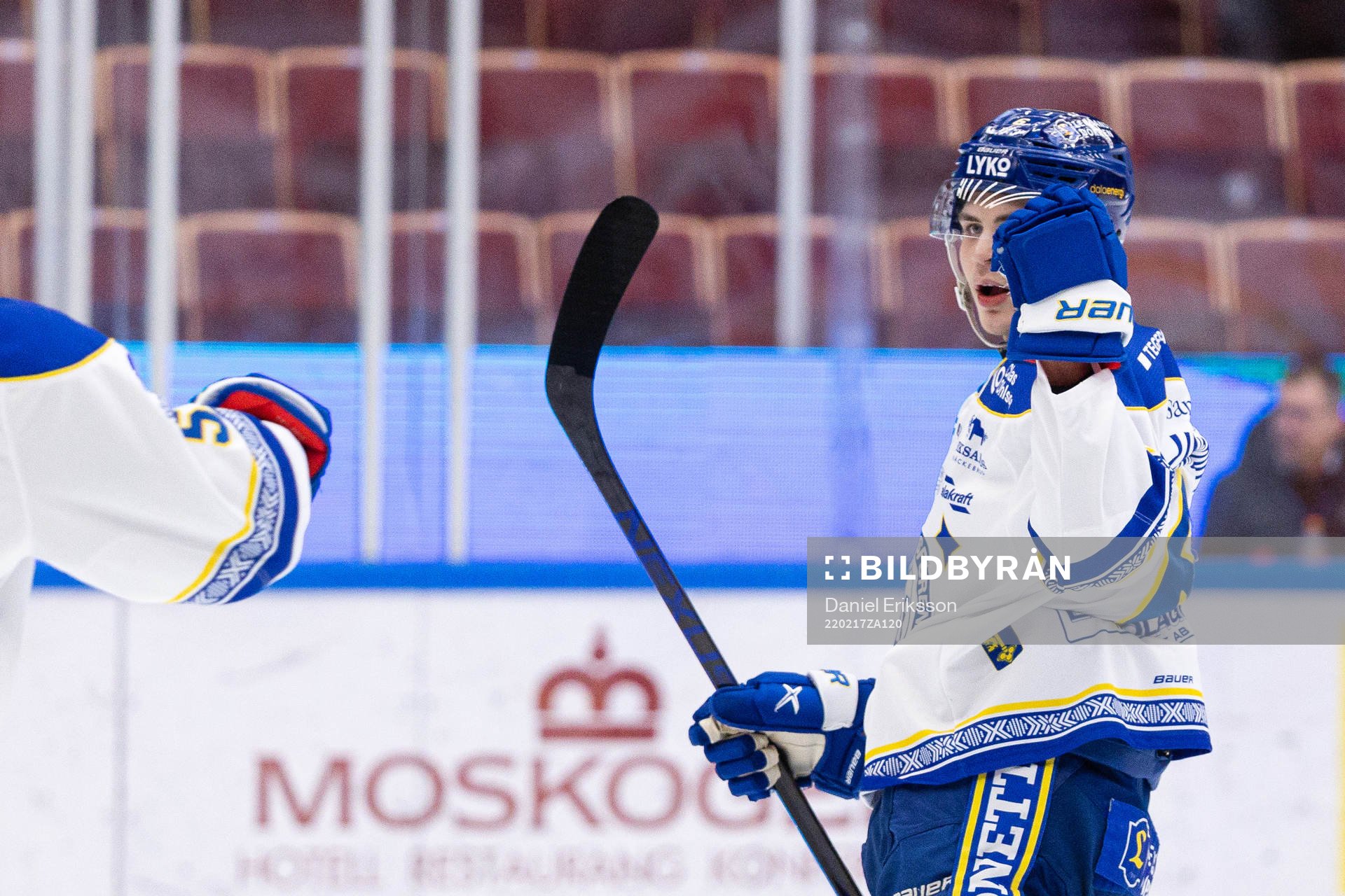 Leksands Alexander Lundqvist jublar