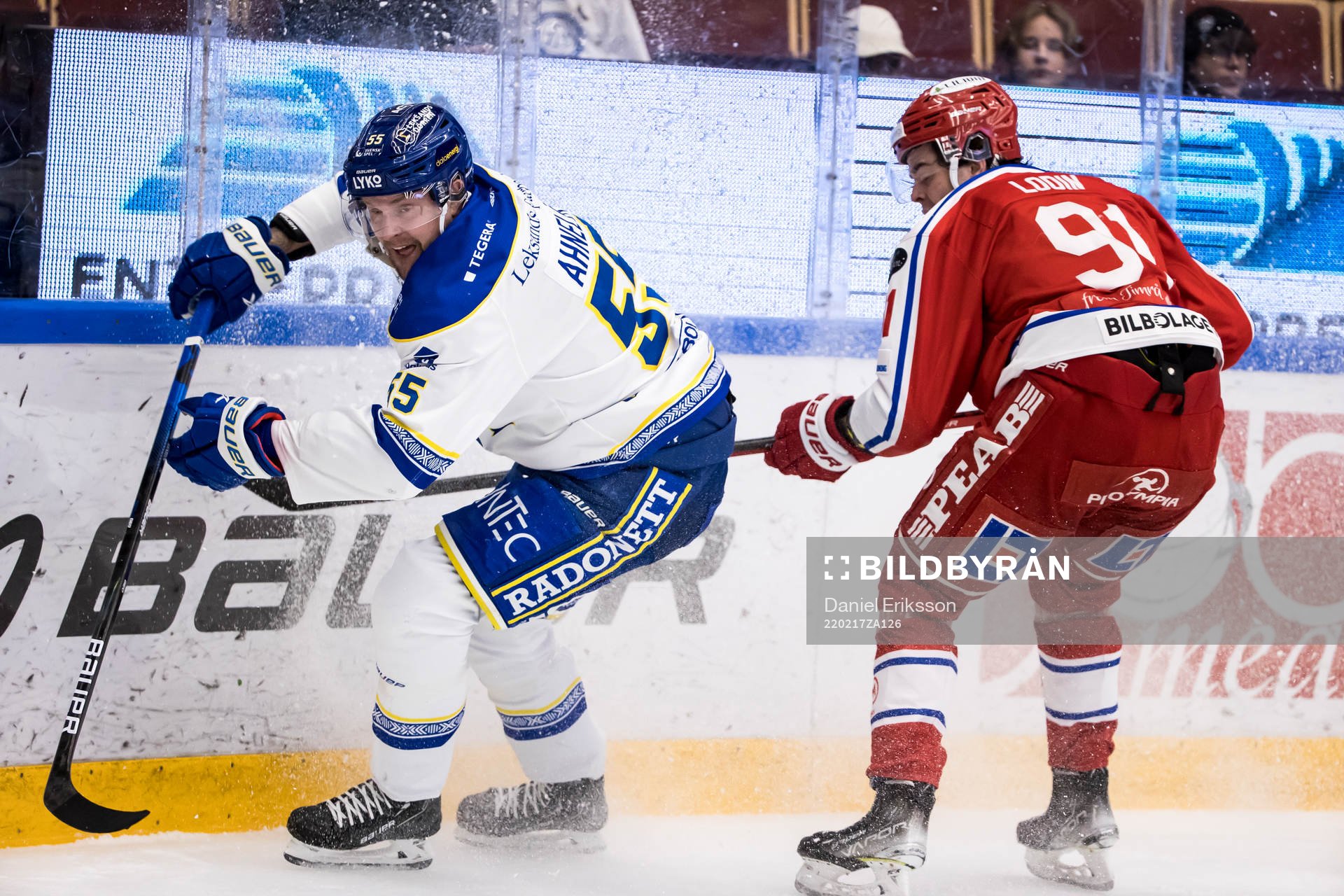 Leksands Jonas Ahnelöv och Timrås Viktor Lodin