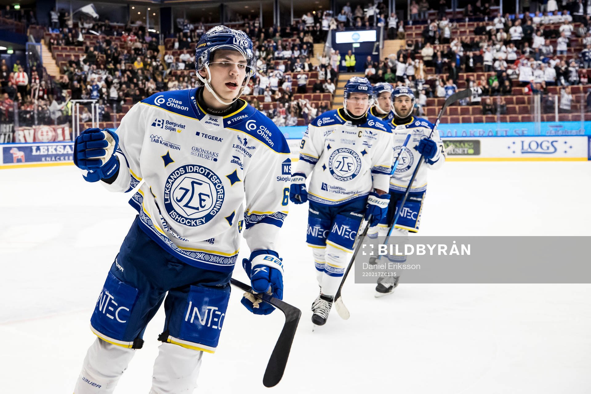 Leksands Alexander Lundqvist jubel