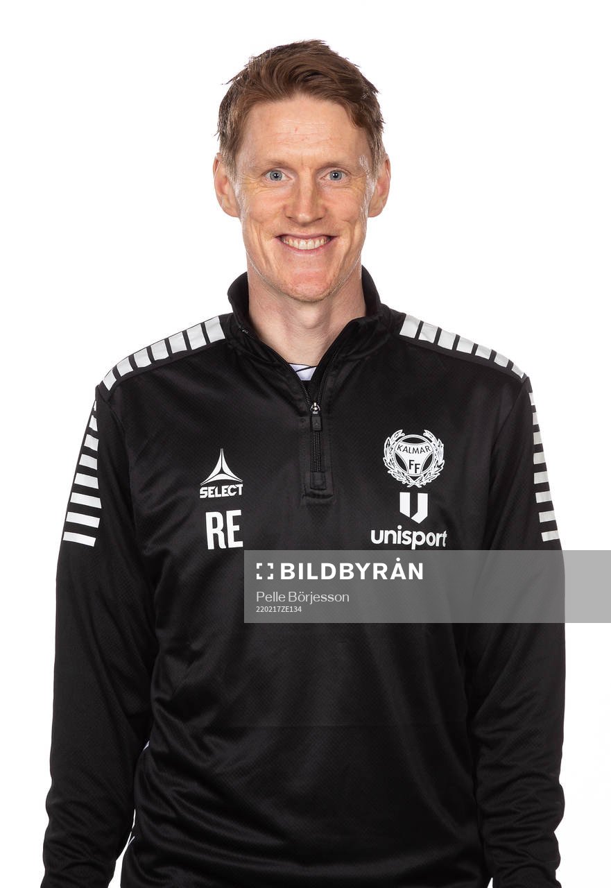 Kalmars Assisterande tränare Rasmus Elm